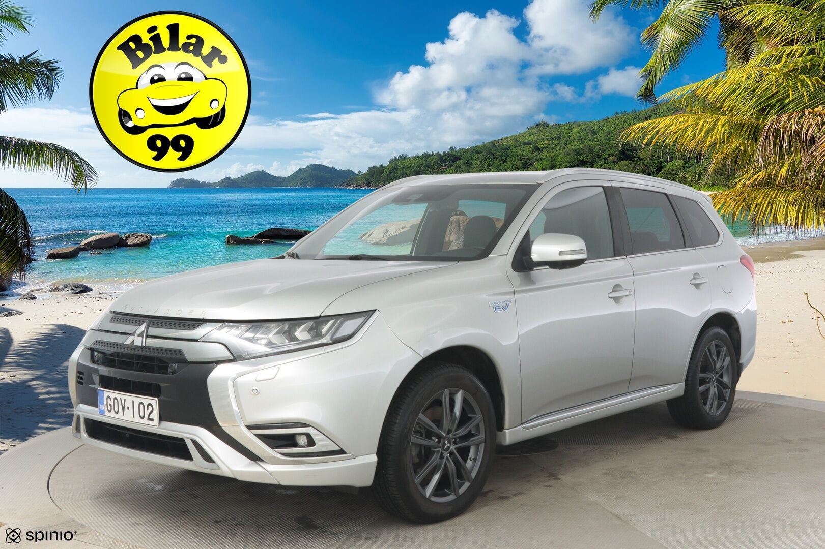 Mitsubishi Outlander PHEV 2019 Instyle Business 4WD 5P - *ACC | Vetokoukku | 360 Kamera | BLIS | Rockford | KeyLess | Ratinlämmitin | 2x Renkaat*