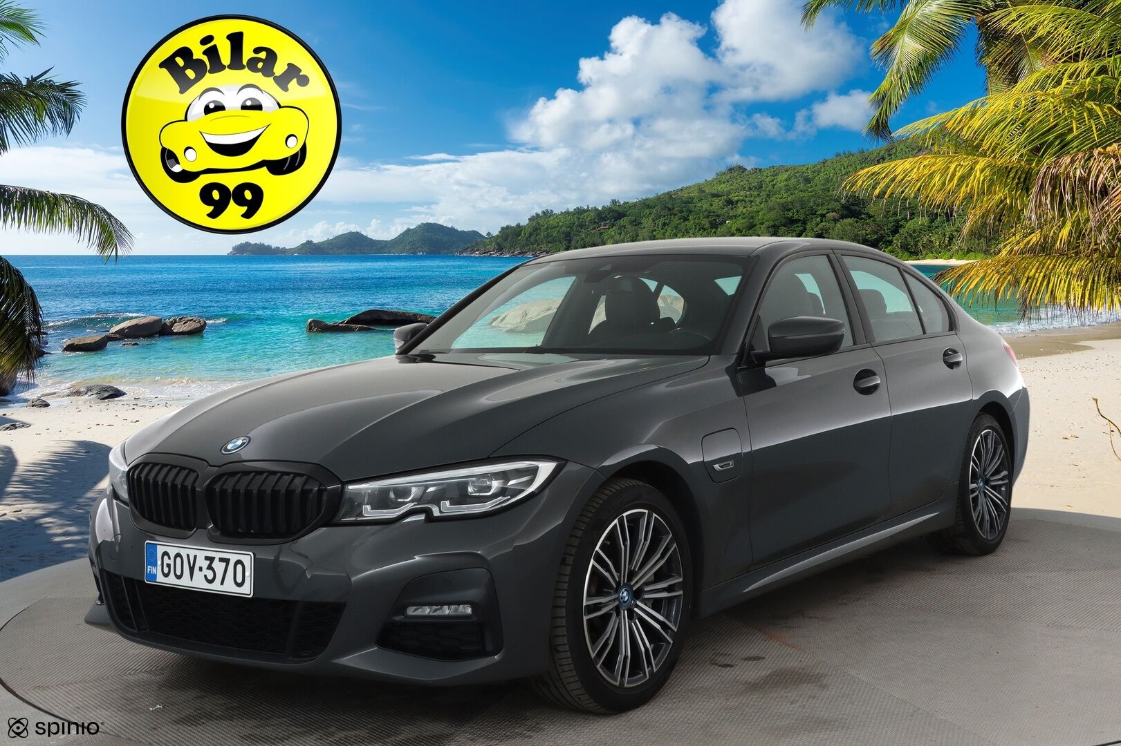 BMW 330 2022 G20 Sedan 330e xDrive A Charged Edition M Sport **HUD / Hifit / Muistipenkki / Sporttipenkit / P.tutkat** - 3,99 % KORKOTARJOUS TÄHÄN AUTOON - 1.om Suomi-auto / Merkkihuollettu / Kahdet m-sport aluvanteet renkailla