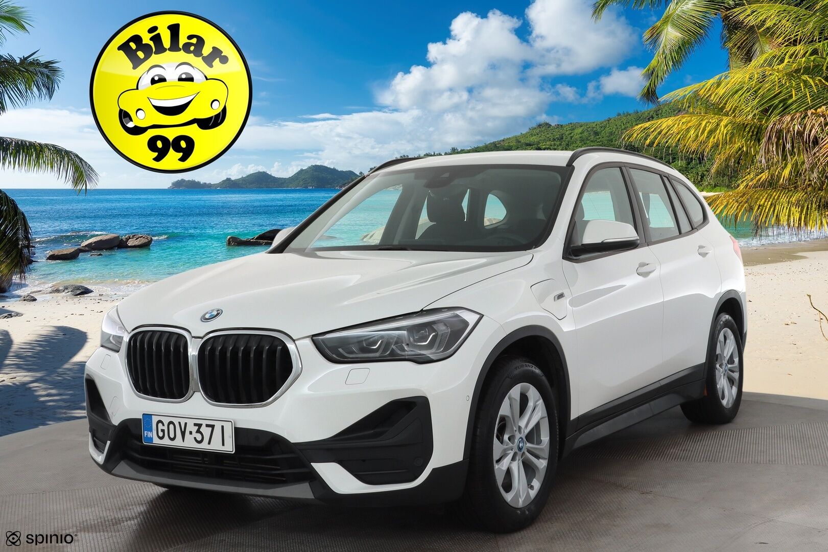 BMW X1 2022 F48 xDrive25e A Business * HUD / P.kamera / Vakkari / Comfort Access / LED / Navi / Sähköluukku * - 1.Om Suomi-auto / Akku kuntotarkastettu / Kahdet renkaat aluvanteilla / Merkkihuollettu