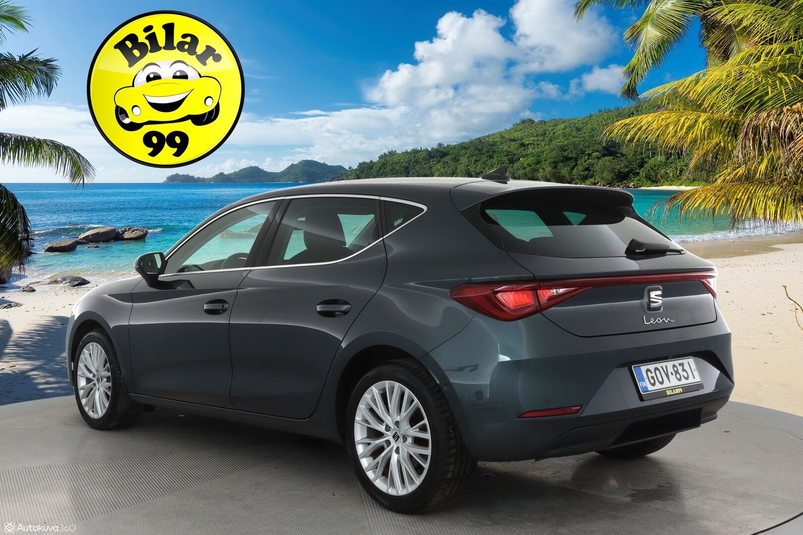 Seat Leon 2022 1,5 eTSI 150 Hybrid Xcellence **1.Om Suomi-auto / Adapt.Vakkari / P.Kamera / LED-valot / Navi / Kaistavahti** - 3-Alueinen AC / Digimittaristo / Sisätilanlämmitin / KeylessGO