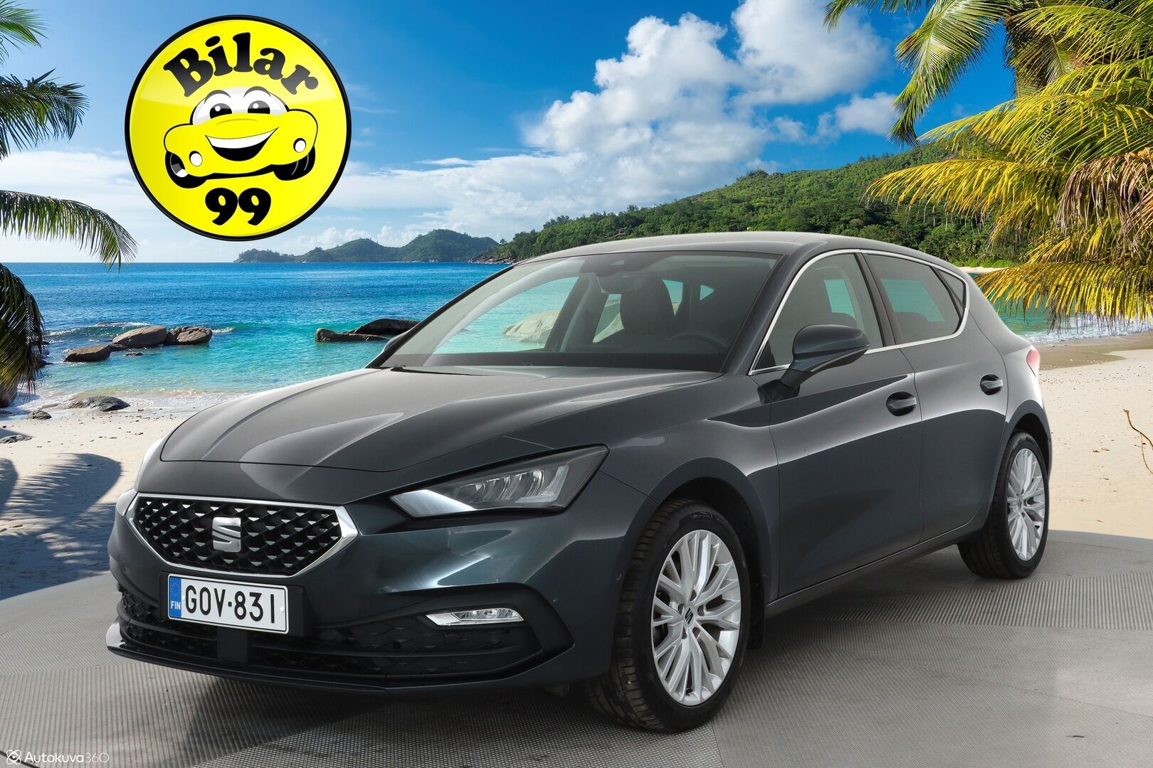 Seat Leon 2022 1,5 eTSI 150 Hybrid Xcellence **1.Om Suomi-auto / Adapt.Vakkari / P.Kamera / LED-valot / Navi / Kaistavahti** - 3-Alueinen AC / Digimittaristo / Sisätilanlämmitin / KeylessGO