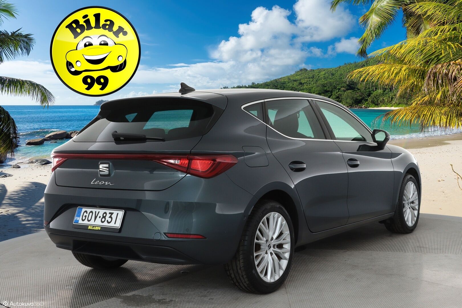 Seat Leon 2022 1,5 eTSI 150 Hybrid Xcellence **1.Om Suomi-auto / Adapt.Vakkari / P.Kamera / LED-valot / Navi / Kaistavahti** - 3-Alueinen AC / Digimittaristo / Sisätilanlämmitin / KeylessGO