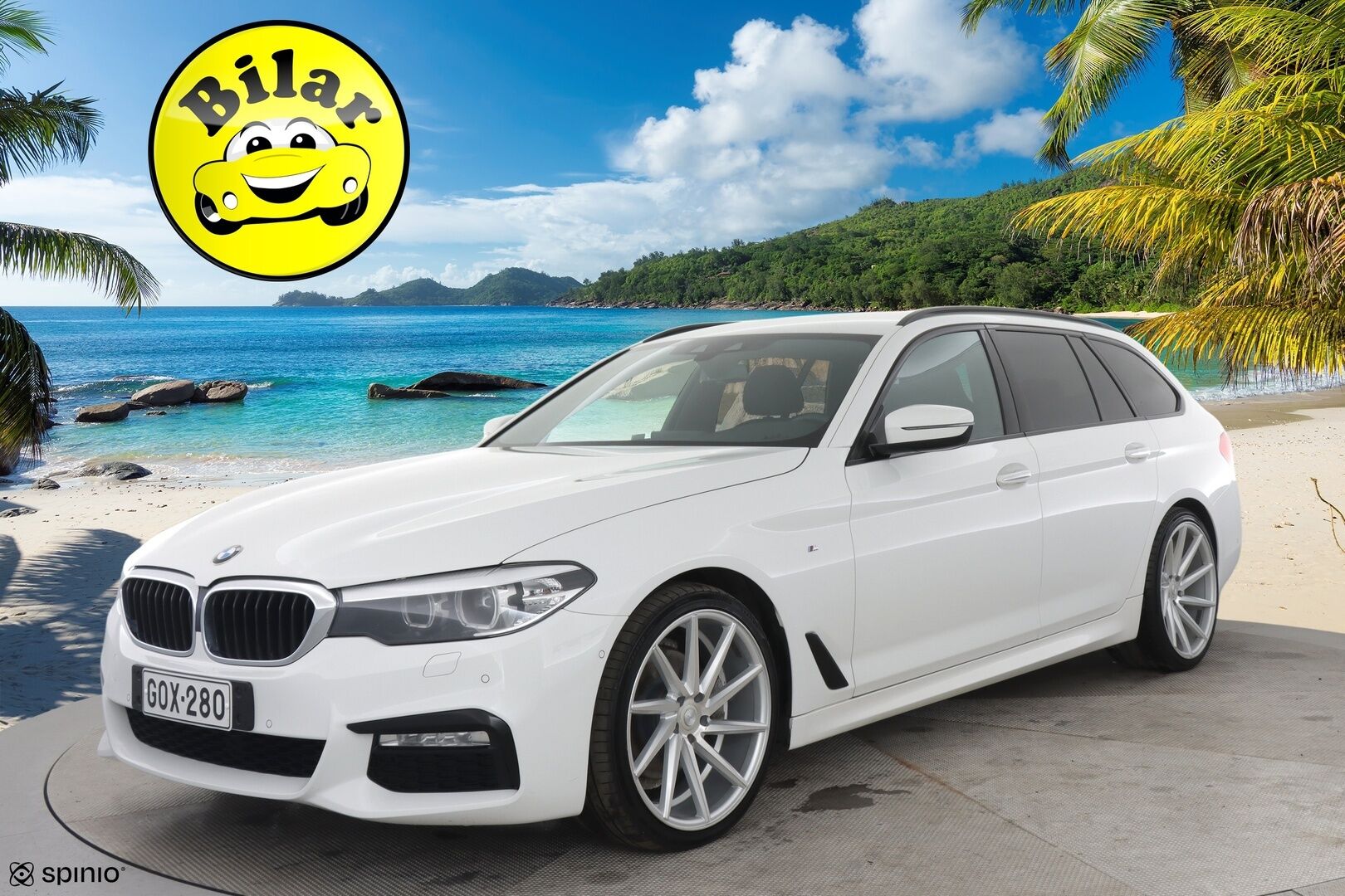 BMW 520 2018 G31 Touring 520d A Business M-Sport - | Vakkari | Sähköpenkit | Vossenin vanteet | P-Kamera | LED-Ajovalot