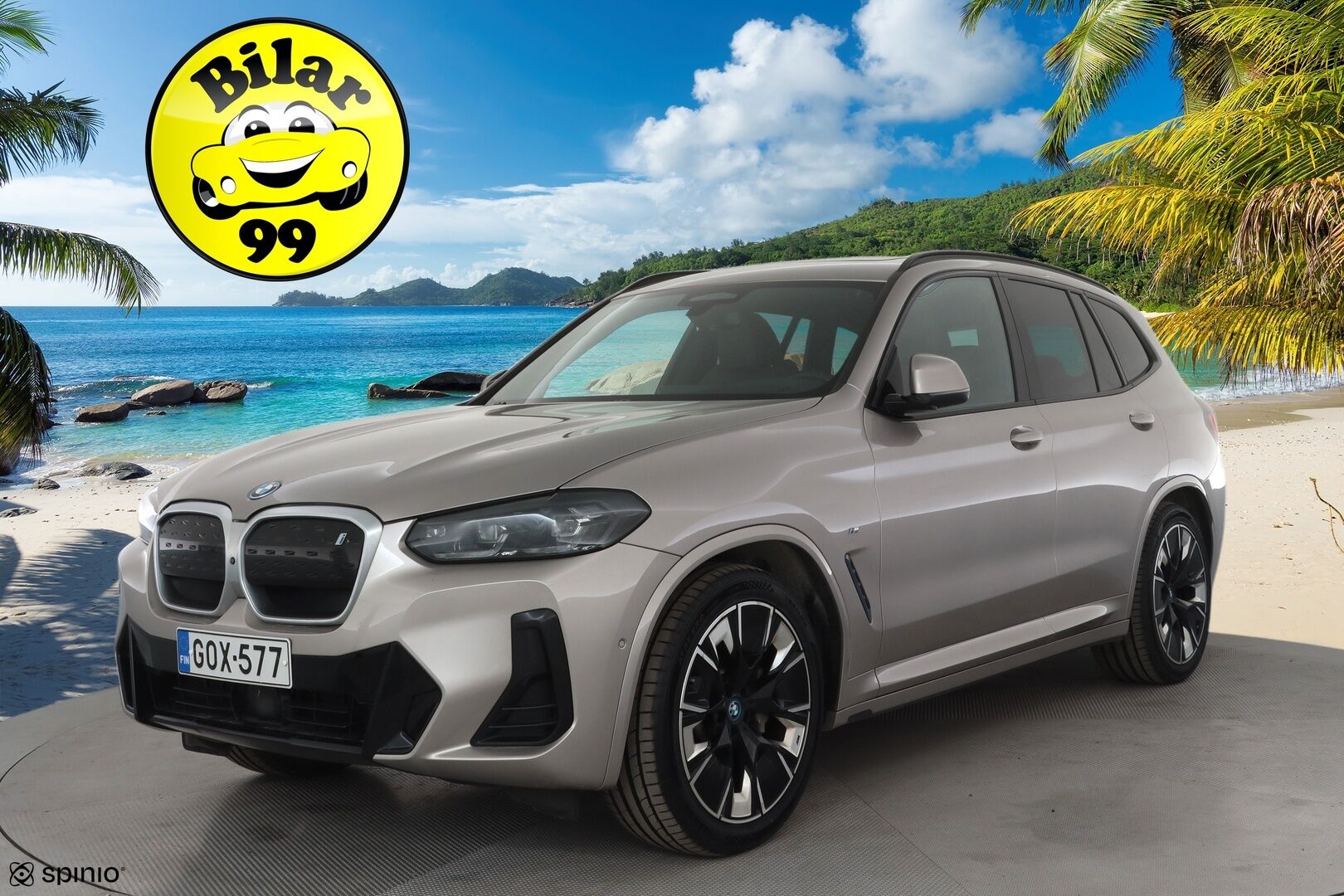 BMW iX3 2022 G08 M Sport Charged Plus * ACC / HUD / H&K / Koukku / Muistipenkki / Adapt.LED / Panorama / 360° / Comfort Access * - Akuston esilämmitys / Suomi-auto / Kahdet renkaat aluvanteilla / Huippuvarusteet - HULLUT AVAJAISHULINAT KORKOTARJOUS 3,29 %