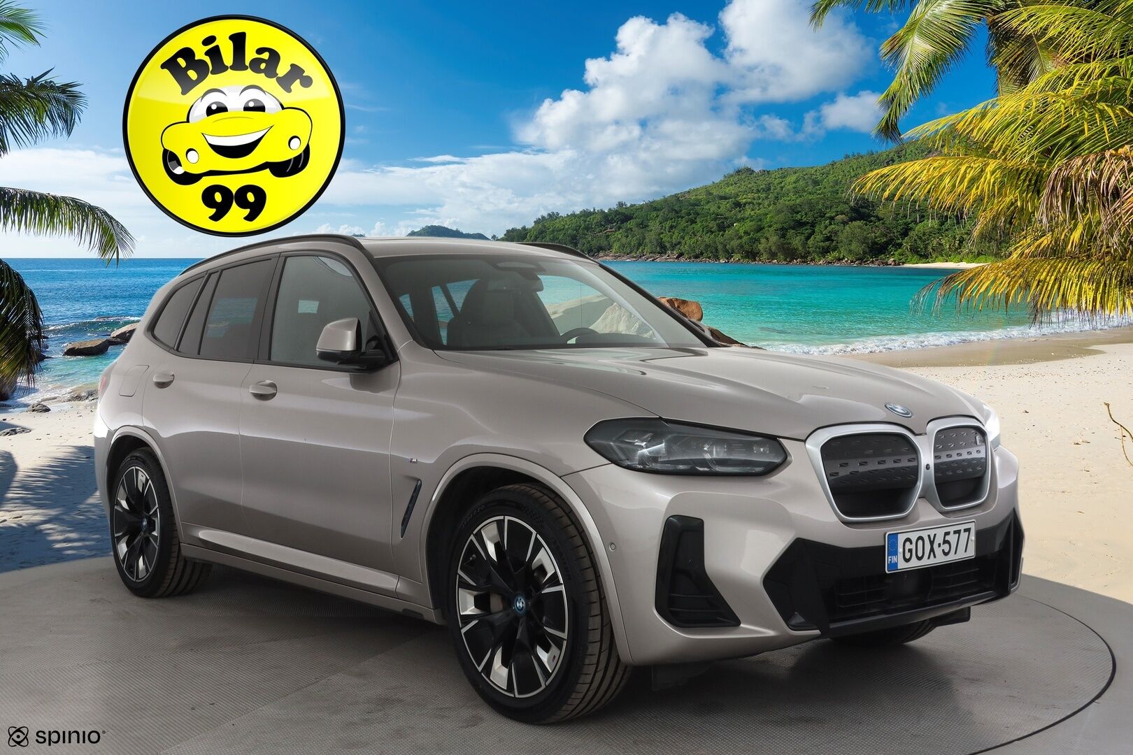 BMW iX3 2022 G08 M Sport Charged Plus * ACC / HUD / H&K / Koukku / Muistipenkki / Adapt.LED / Panorama / 360° / Comfort Access * - Akuston esilämmitys / Suomi-auto / Kahdet renkaat aluvanteilla / Huippuvarusteet - HULLUT AVAJAISHULINAT KORKOTARJOUS 3,29 %