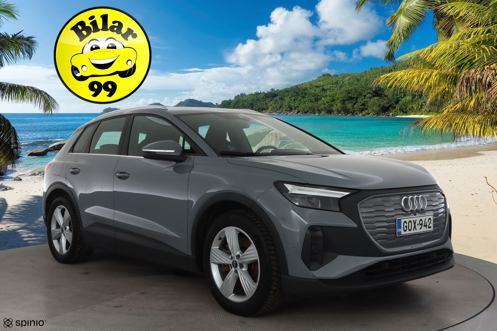 Audi Q4 e-tron 2022 Edition 40 e-tron * ACC / ILP / LED / P.Kamera / Koukku / Sporttipenkit / Navi * - 1.Om Suomi-auto / Kahdet renkaat / Koti & Kauppalaturi