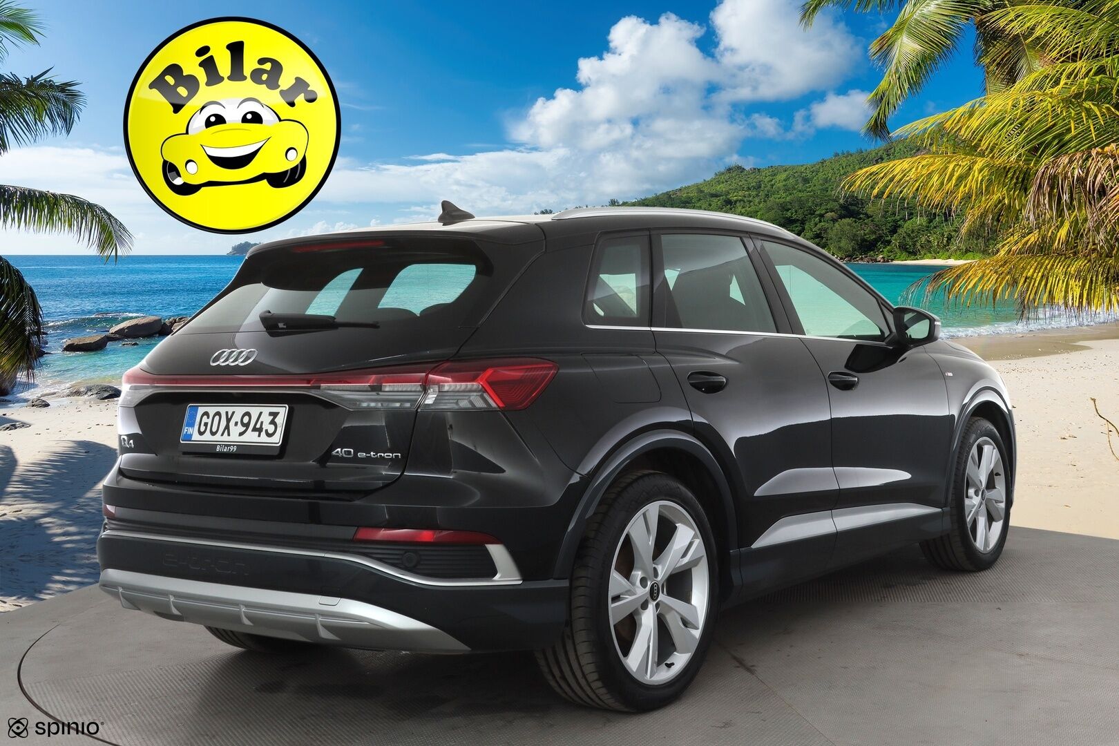 Audi Q4 e-tron 2022 Edition 40 e-tron S line - | ACC | HUD | ILP | Matrix | Sporttipenkit | Ambient | Audi Sound System | P.kamera | Side Assist | Keyless | Navi | 1-om suomiauto | Merkkihuollot |
