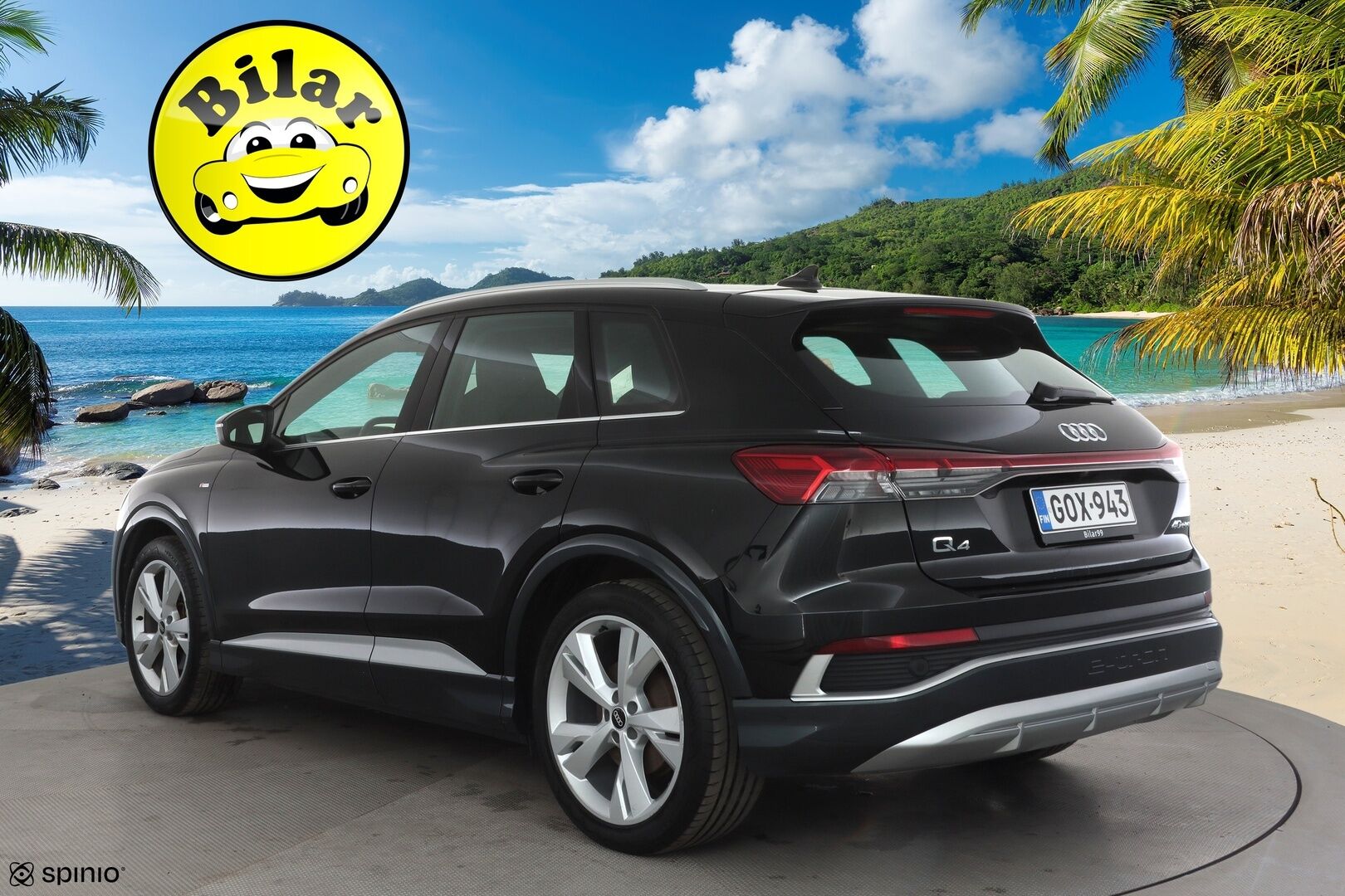 Audi Q4 e-tron 2022 Edition 40 e-tron S line - | ACC | HUD | ILP | Matrix | Sporttipenkit | Ambient | Audi Sound System | P.kamera | Side Assist | Keyless | Navi | 1-om suomiauto | Merkkihuollot |