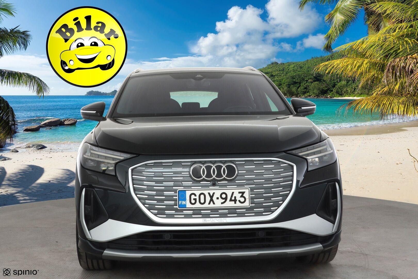 Audi Q4 e-tron 2022 Edition 40 e-tron S line - | ACC | HUD | ILP | Matrix | Sporttipenkit | Ambient | Audi Sound System | P.kamera | Side Assist | Keyless | Navi | 1-om suomiauto | Merkkihuollot |