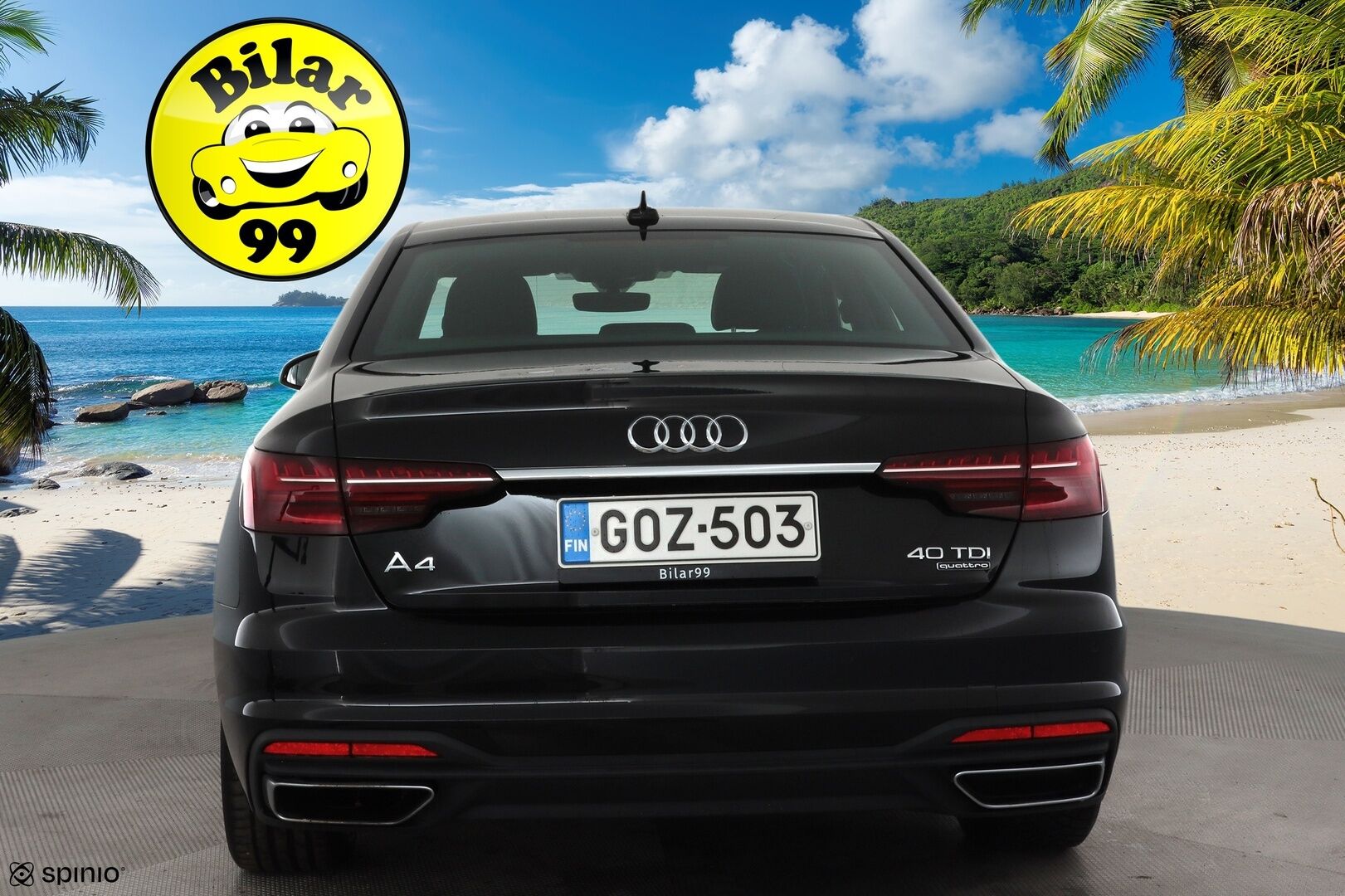 Audi A4 2022 Sedan Business 40 TDI 150 kW MHEV quattro * Webasto / Koukku / ACC / Matrix-LED / P.tutkat / Sportpenkit / Kaistavahti * - 1-om Suomi-auto / Kahdet renkaat - Osta nyt, maksa vasta ensi vuonna