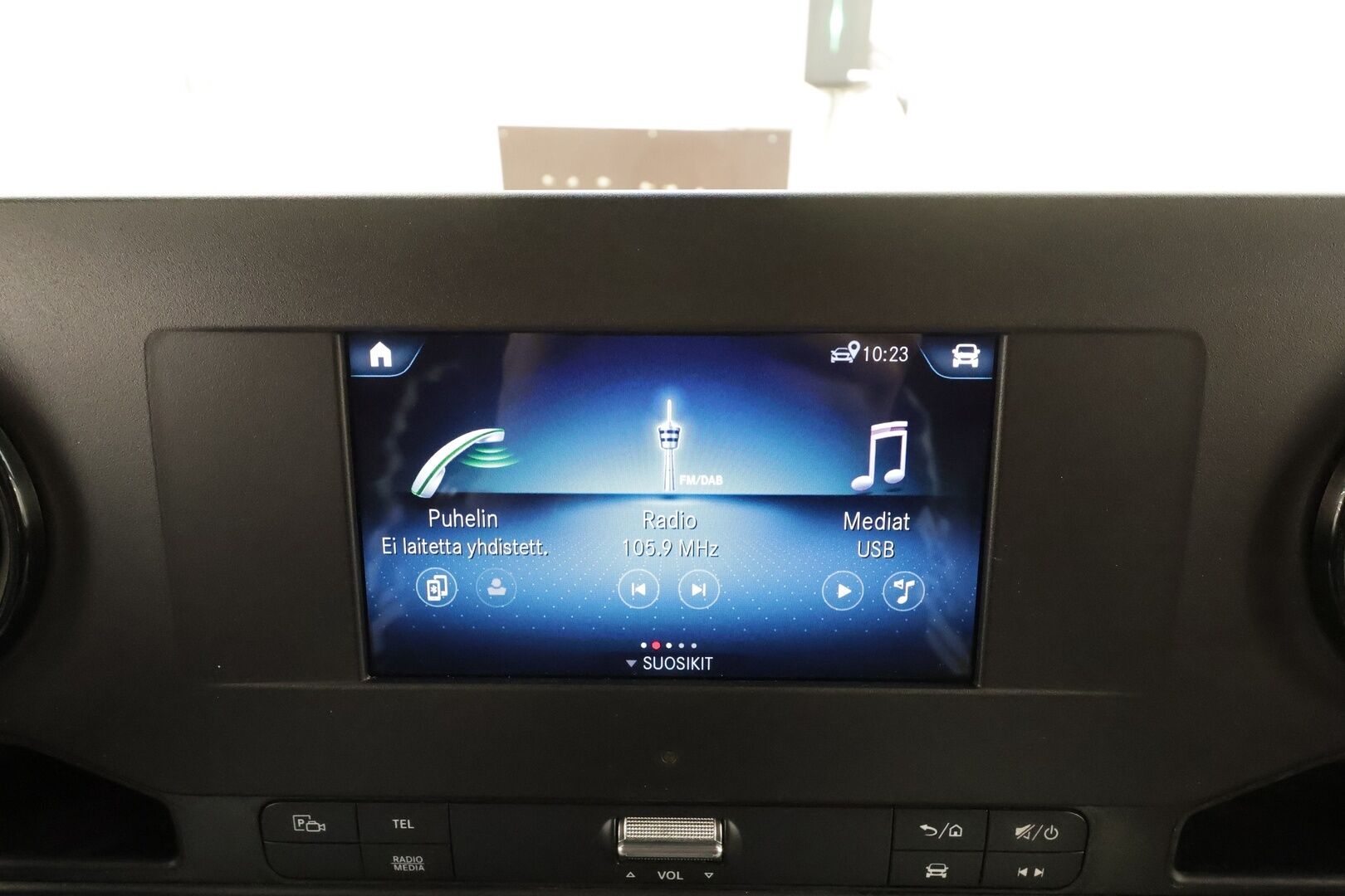 Mercedes-Benz Sprinter 2022 519CDI RWD-5,0/43AL pitkä A3 A C1 * Webasto / Koukku / Kaistavahti / Apple&Android / P.Kamera / Nahkaverhoilu * - 1-om Suomi-auto / Kahdet renkaat - HULLUT AVAJAISHULINAT KORKOTARJOUS 3,29 %