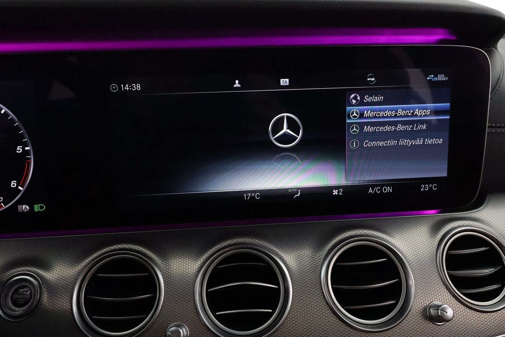 Mercedes-Benz E 2019 220 d T A Business ** Panorama / Widescreen / HUD / 360° Kamera / Burmester / Multibeam LED / Muistipenkit / Koukku **