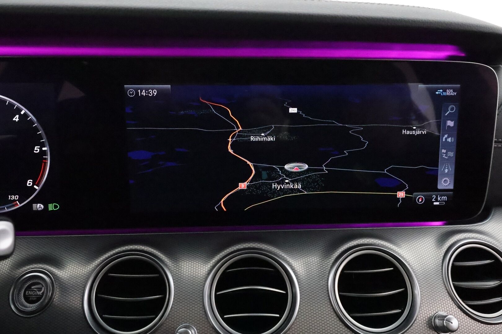 Mercedes-Benz E 2019 220 d T A Business ** Panorama / Widescreen / HUD / 360° Kamera / Burmester / Multibeam LED / Muistipenkit / Koukku **