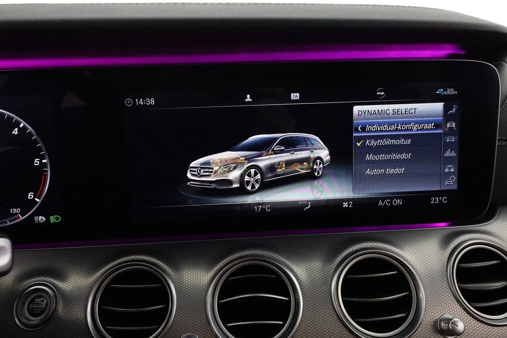 Mercedes-Benz E 2019 220 d T A Business ** Panorama / Widescreen / HUD / 360° Kamera / Burmester / Multibeam LED / Muistipenkit / Koukku **