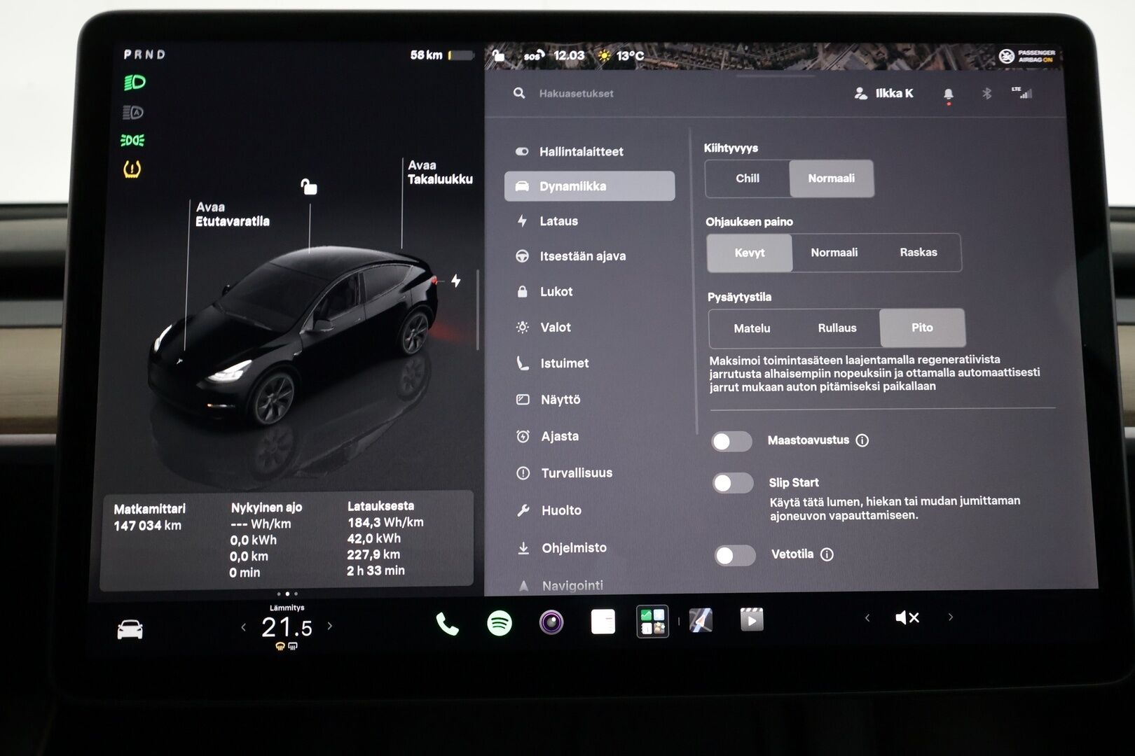 Tesla Model Y 2022 Long Range - | ILP | Koukku | ACC | Matrix-LED | P.kamera | Muistipenkki | Lasikatto | Premium Audio | Navi | Kaistavahti | Keyless | Kahdet renkaat | 
