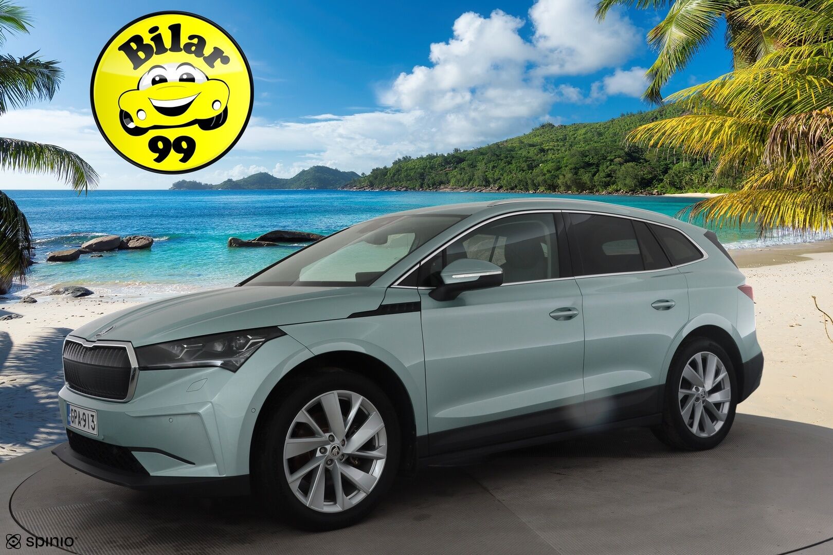 Skoda Enyaq 2022 60 iV - |1.OM Suomi-auto | ILP | ACC | P.kamera | Matrix LED | Muistipenkki | Navi | Puolinahat | Sähköluukku | Kahdet renkaat aluvanteilla|