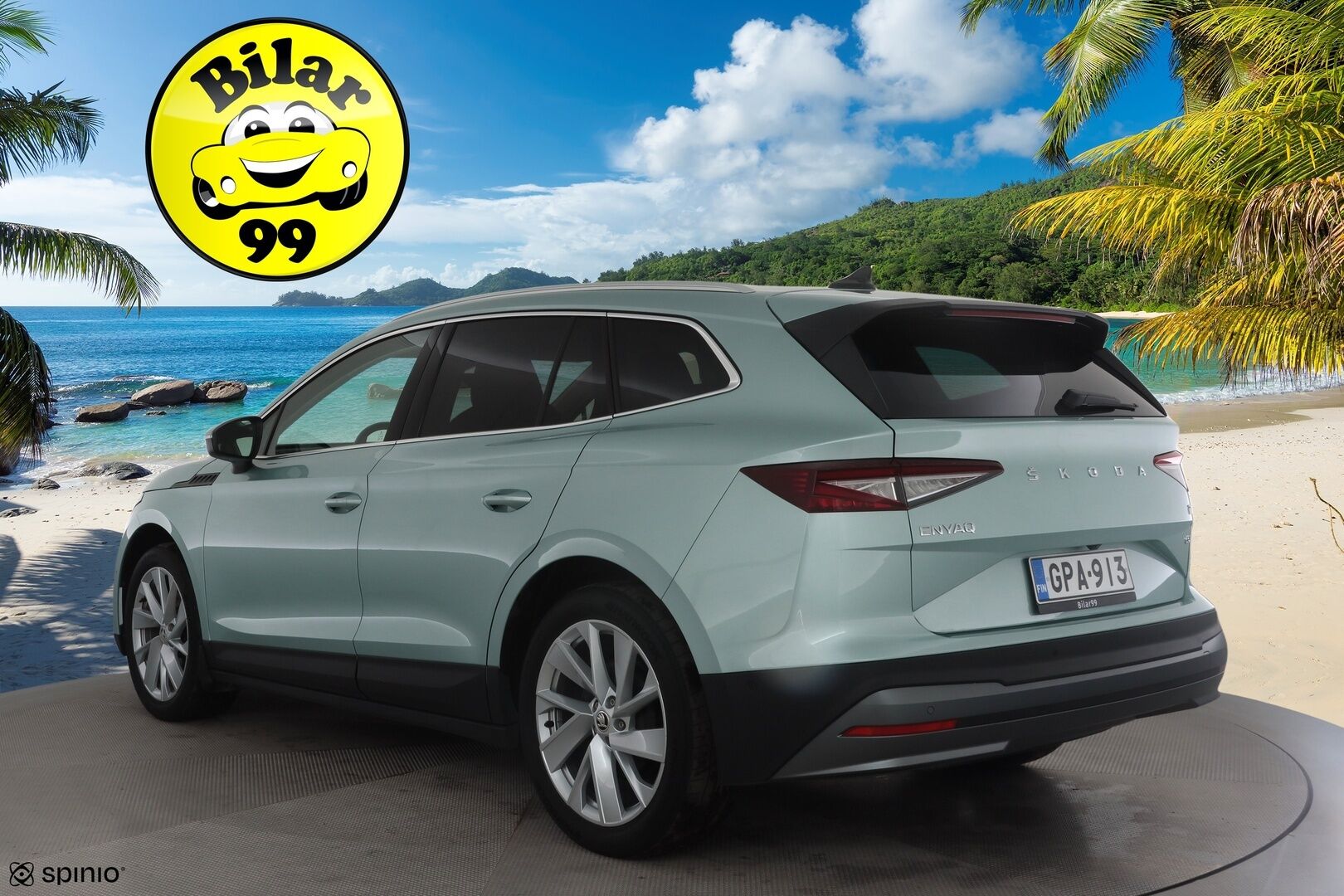 Skoda Enyaq 2022 60 iV - |1.OM Suomi-auto | ILP | ACC | P.kamera | Matrix LED | Muistipenkki | Navi | Puolinahat | Sähköluukku | Kahdet renkaat aluvanteilla|