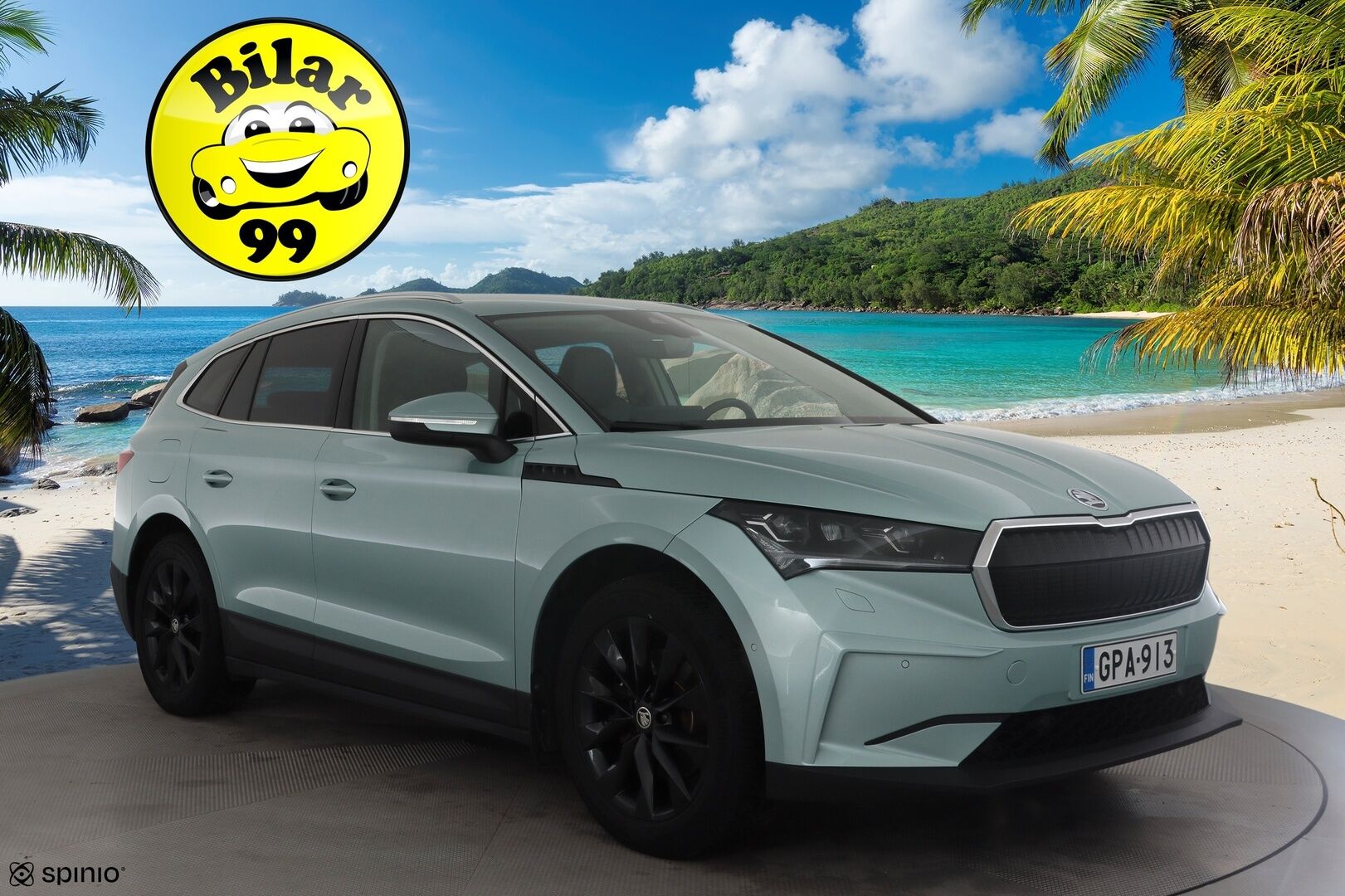 Skoda Enyaq 2022 60 iV - |1.OM Suomi-auto | ILP | ACC | P.kamera | Matrix LED | Muistipenkki | Navi | Puolinahat | Sähköluukku | Kahdet renkaat aluvanteilla|