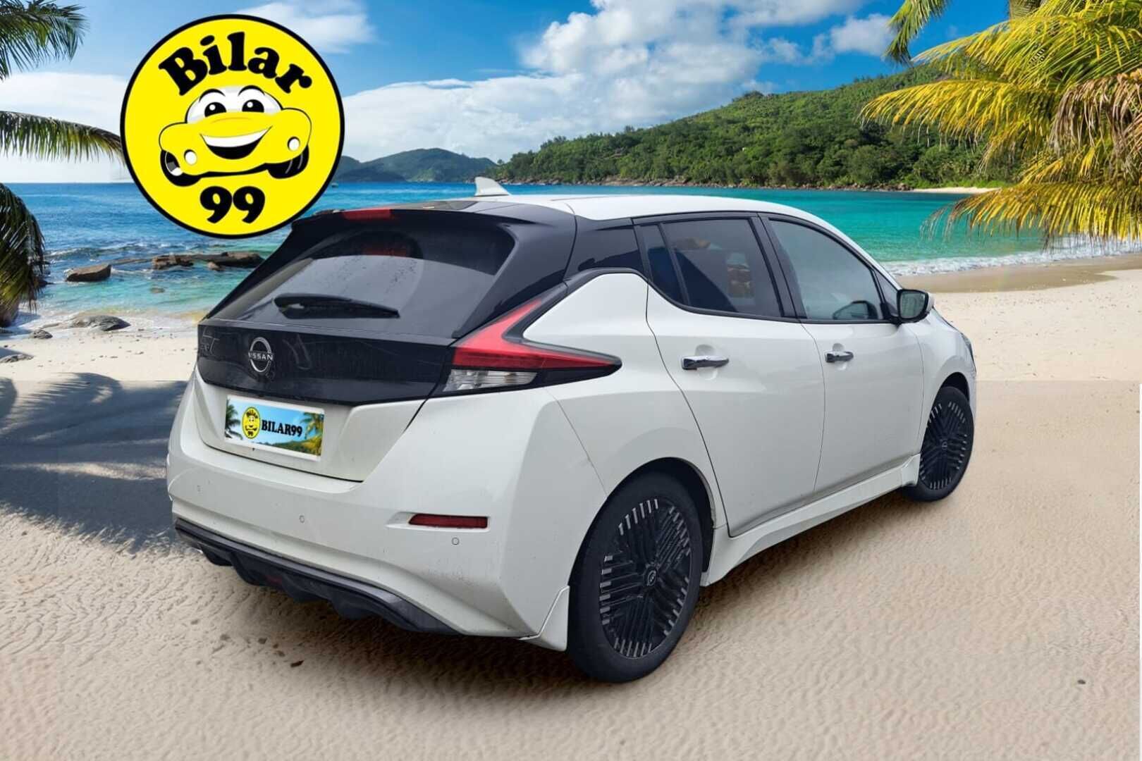 Nissan Leaf 2022 Business 360 MY22 39kWh FI ** Suomiauto / Adapt.vakkari / 360-kamera / Keyless Go / Kaistavahti ** - * Kattavasti varusteltu Suomiauto / 2x renkaat / Huollettu 7/2025 47tkm / Kuolleen kulman avustin **