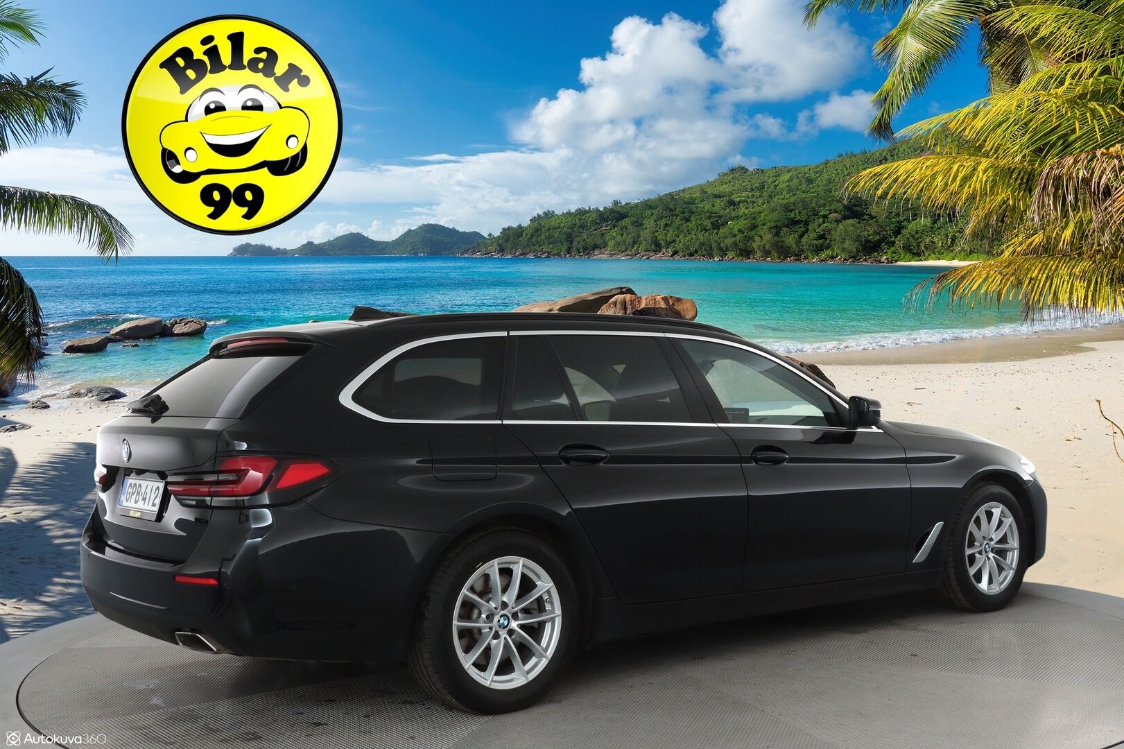 BMW 520 2022 G31 LCI Touring 520d A xDrive MHEV **Adapt. vakkari / Hifi / Sporttipenkit / Adapt. LED / Koukku / Apple&Android** - 3,99 % KORKOTARJOUS TÄHÄN AUTOON - 1-om. Suomi-auto / P.kamera / Nahkasisusta