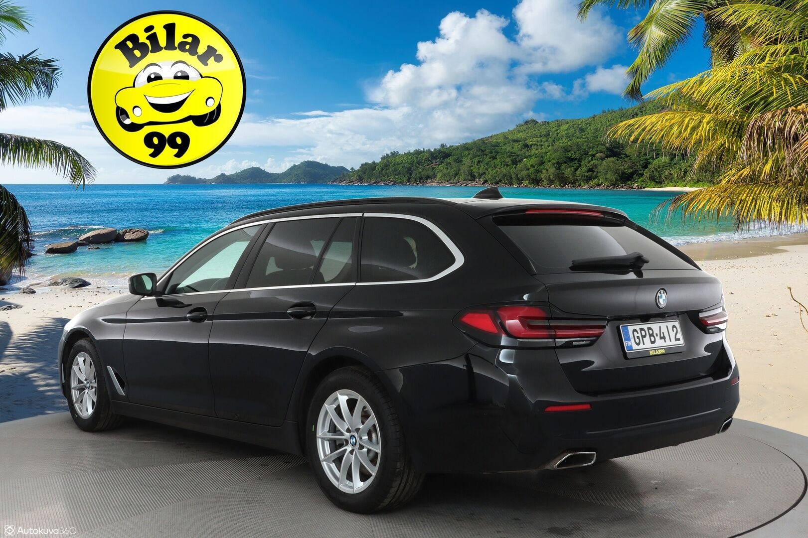 BMW 520 2022 G31 LCI Touring 520d A xDrive MHEV **Adapt. vakkari / Hifi / Sporttipenkit / Adapt. LED / Koukku / Apple&Android** - 3,99 % KORKOTARJOUS TÄHÄN AUTOON - 1-om. Suomi-auto / P.kamera / Nahkasisusta