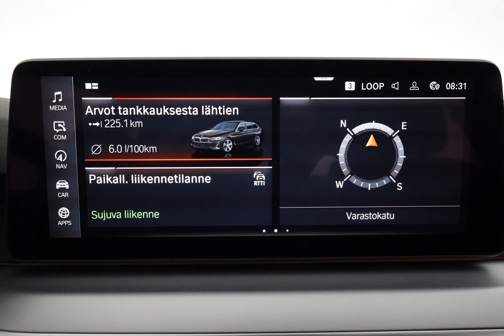 BMW 520 2022 G31 LCI Touring 520d A xDrive MHEV **Adapt. vakkari / Hifi / Sporttipenkit / Adapt. LED / Koukku / Apple&Android** - 3,99 % KORKOTARJOUS TÄHÄN AUTOON - 1-om. Suomi-auto / P.kamera / Nahkasisusta