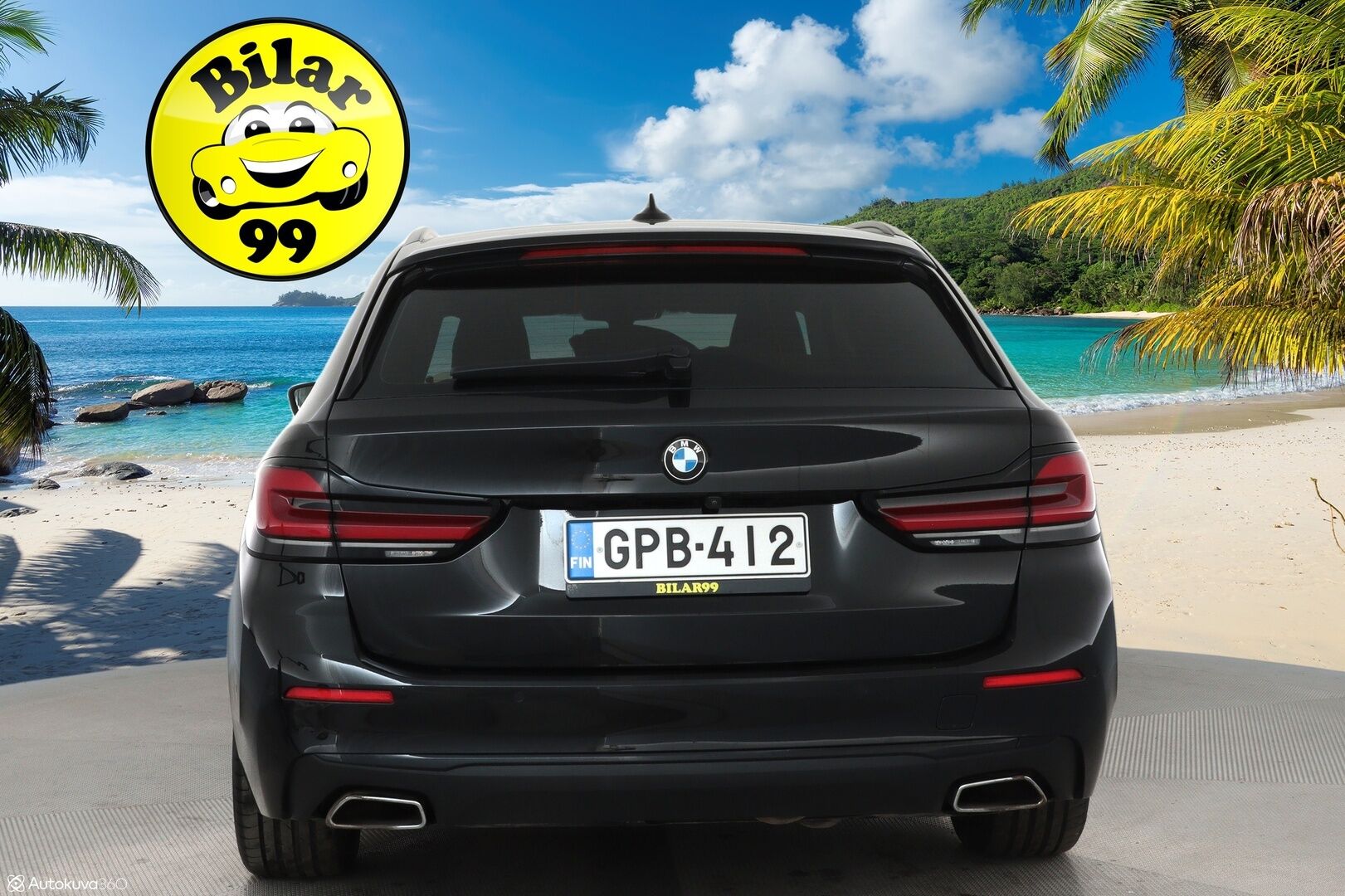 BMW 520 2022 G31 LCI Touring 520d A xDrive MHEV **Adapt. vakkari / Hifi / Sporttipenkit / Adapt. LED / Koukku / Apple&Android** - 3,99 % KORKOTARJOUS TÄHÄN AUTOON - 1-om. Suomi-auto / P.kamera / Nahkasisusta