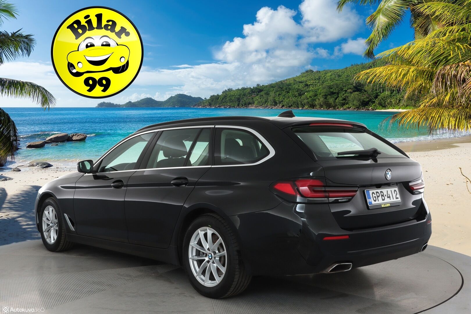 BMW 520 2022 G31 LCI Touring 520d A xDrive MHEV **Adapt. vakkari / Hifi / Sporttipenkit / Adapt. LED / Koukku / Apple&Android** - 3,99 % KORKOTARJOUS TÄHÄN AUTOON - 1-om. Suomi-auto / P.kamera / Nahkasisusta