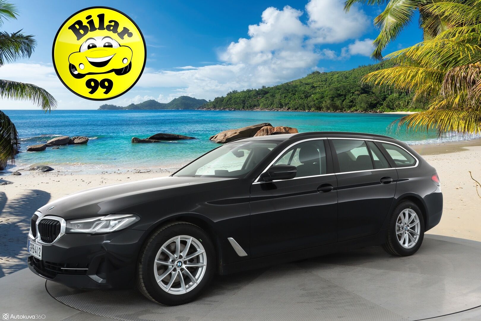 BMW 520 2022 G31 LCI Touring 520d A xDrive MHEV **Adapt. vakkari / Hifi / Sporttipenkit / Adapt. LED / Koukku / Apple&Android** - 3,99 % KORKOTARJOUS TÄHÄN AUTOON - 1-om. Suomi-auto / P.kamera / Nahkasisusta