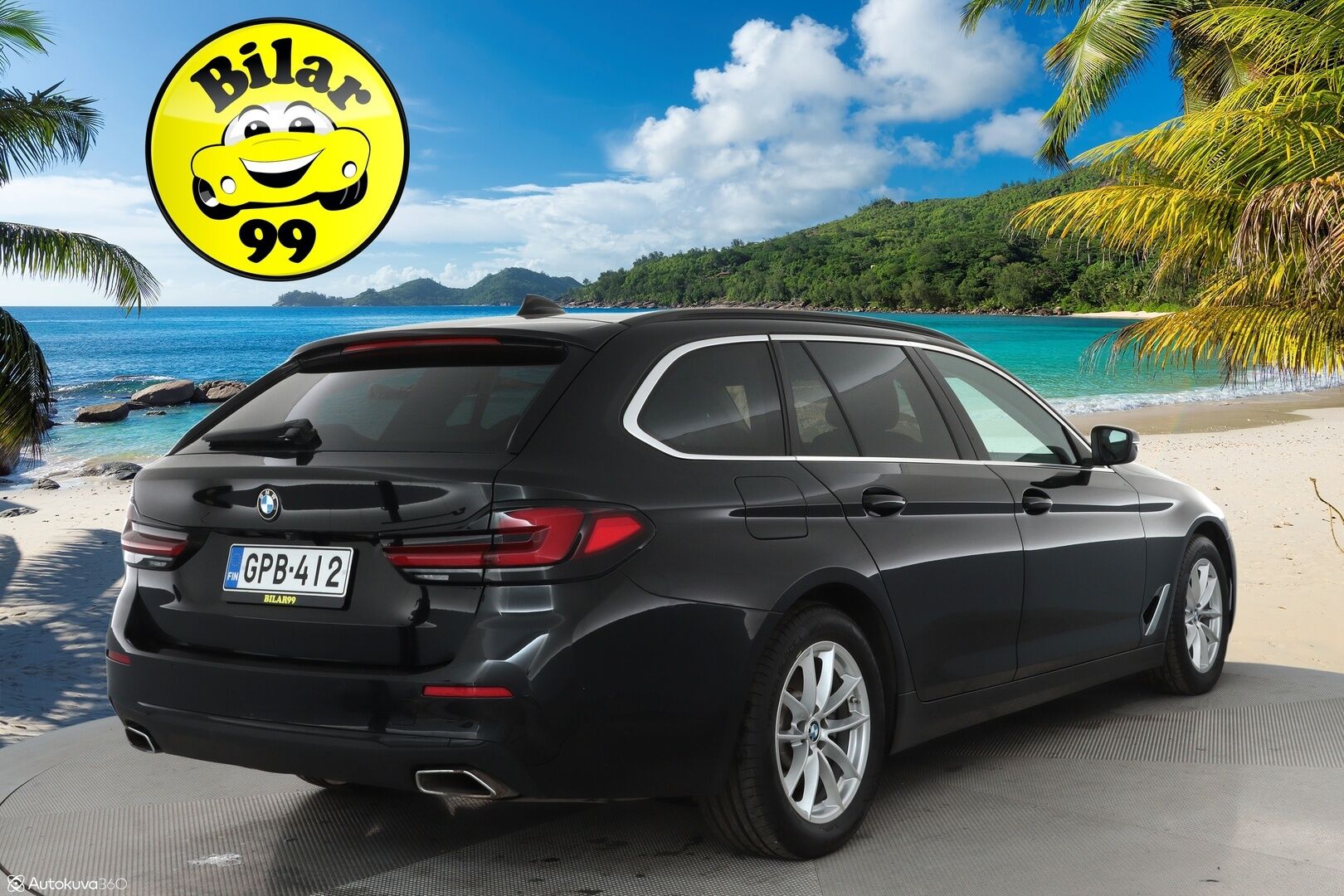 BMW 520 2022 G31 LCI Touring 520d A xDrive MHEV **Adapt. vakkari / Hifi / Sporttipenkit / Adapt. LED / Koukku / Apple&Android** - 3,99 % KORKOTARJOUS TÄHÄN AUTOON - 1-om. Suomi-auto / P.kamera / Nahkasisusta