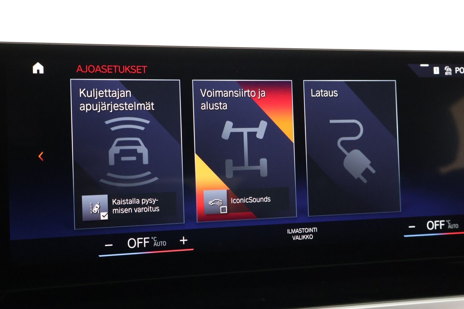 BMW I4 M50 2022 M50 *H&K / Adapt. vakkari / Portimao Blue / BLISS / Shadowline / Comfort access / Peruutuskamera / - 3,99 % KORKOTARJOUS TÄHÄN AUTOON 16.9. ASTI! - *Suomi auto / 1-Omisteinen / Merkkihuollettu / Kahdet renkaat vantein*