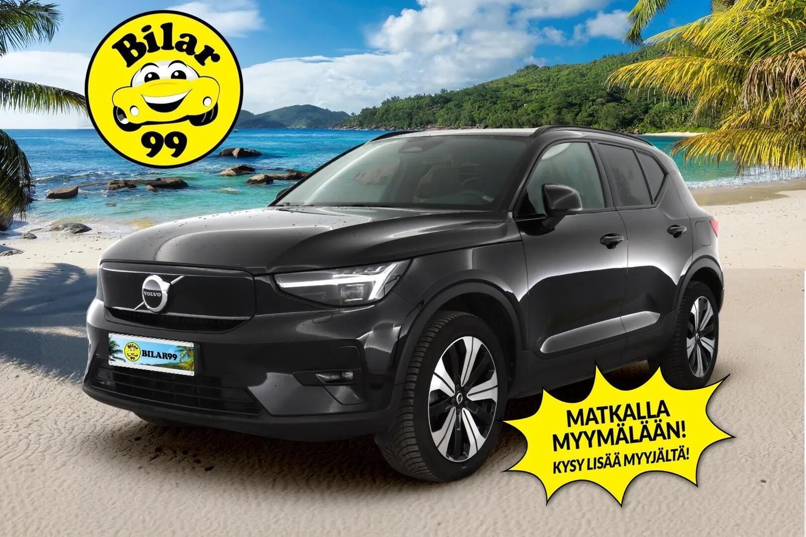 Volvo XC40 2023 Recharge Plus aut / Adapt.Vakkari / Muistipenkki kuljettajalla / Lämpöpumppu / Vetokoukku / TULOSSA // - Merkkihuollettu / Kahdet vanteet renkaineen / 