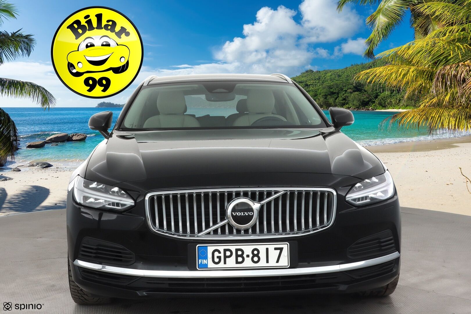 Volvo V90 2023 T6 AWD Long Range Plus Bright aut * ACC / Koukku / Full-LED / P.Kamera / Sportnahat Muistilla / Navi / Kaistavahti * - 1-om Suomi-auto / Akku kuntotarkastettu / Kahdet renkaat aluvanteilla / Merkkihuollot