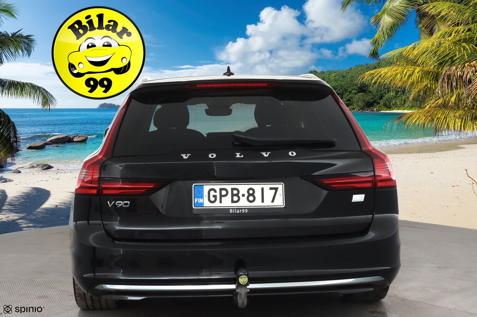 Volvo V90 2023 T6 AWD Long Range Plus Bright aut * ACC / Koukku / Full-LED / P.Kamera / Sportnahat Muistilla / Navi / Kaistavahti * - 1-om Suomi-auto / Akku kuntotarkastettu / Kahdet renkaat aluvanteilla / Merkkihuollot