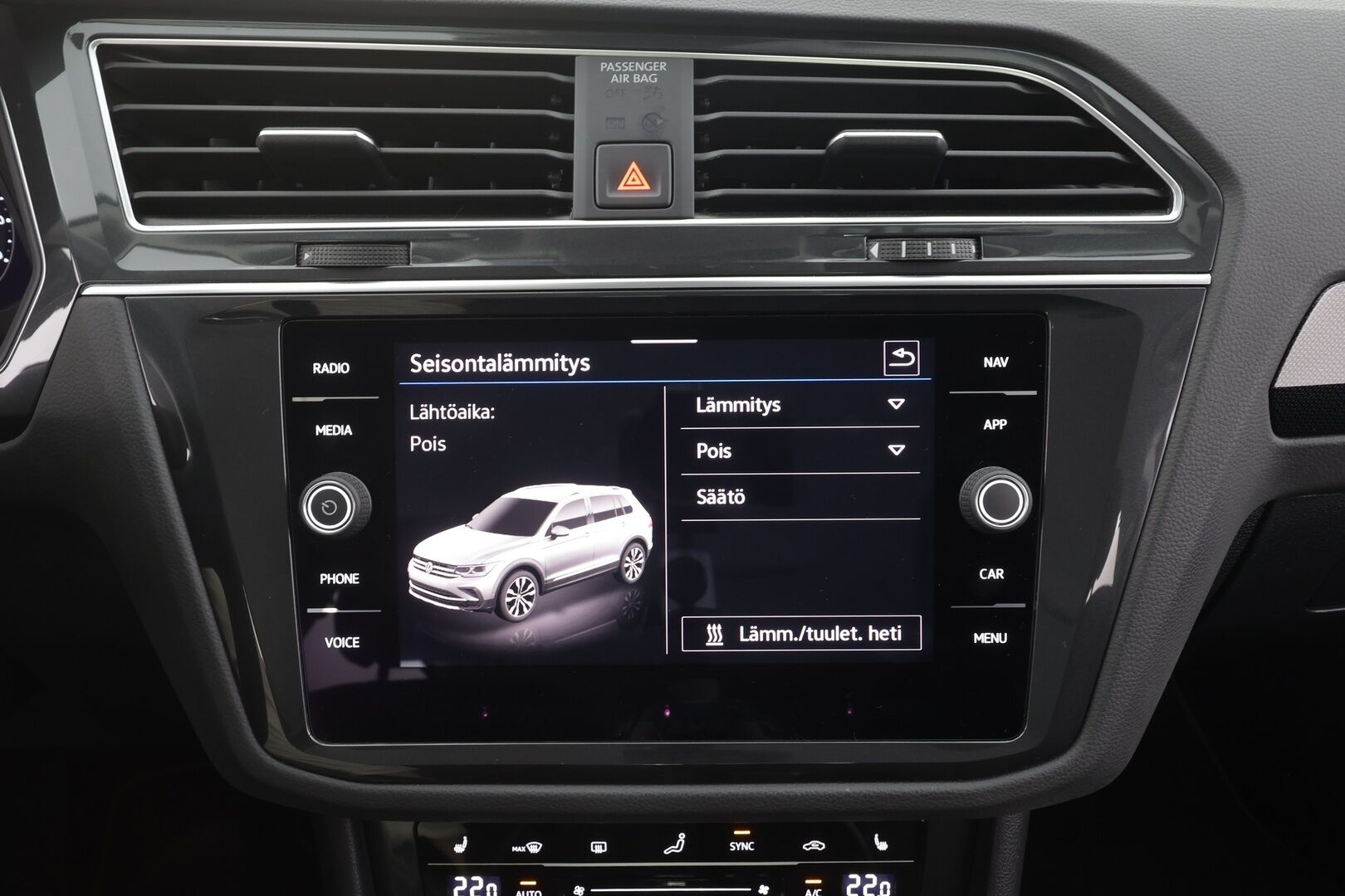 Volkswagen Tiguan 2022 Style Business 1,5 TSI 110 kW DSG-automaatti - | Webasto | ACC | Matrix-LED | P.kamera | Hierovat Sporttipenkit | Kaistavahti | Keyless | Ratinlämmitys | Ambient-valot | 1-om Suomi-auto | Kahdet renkaat | ALV |