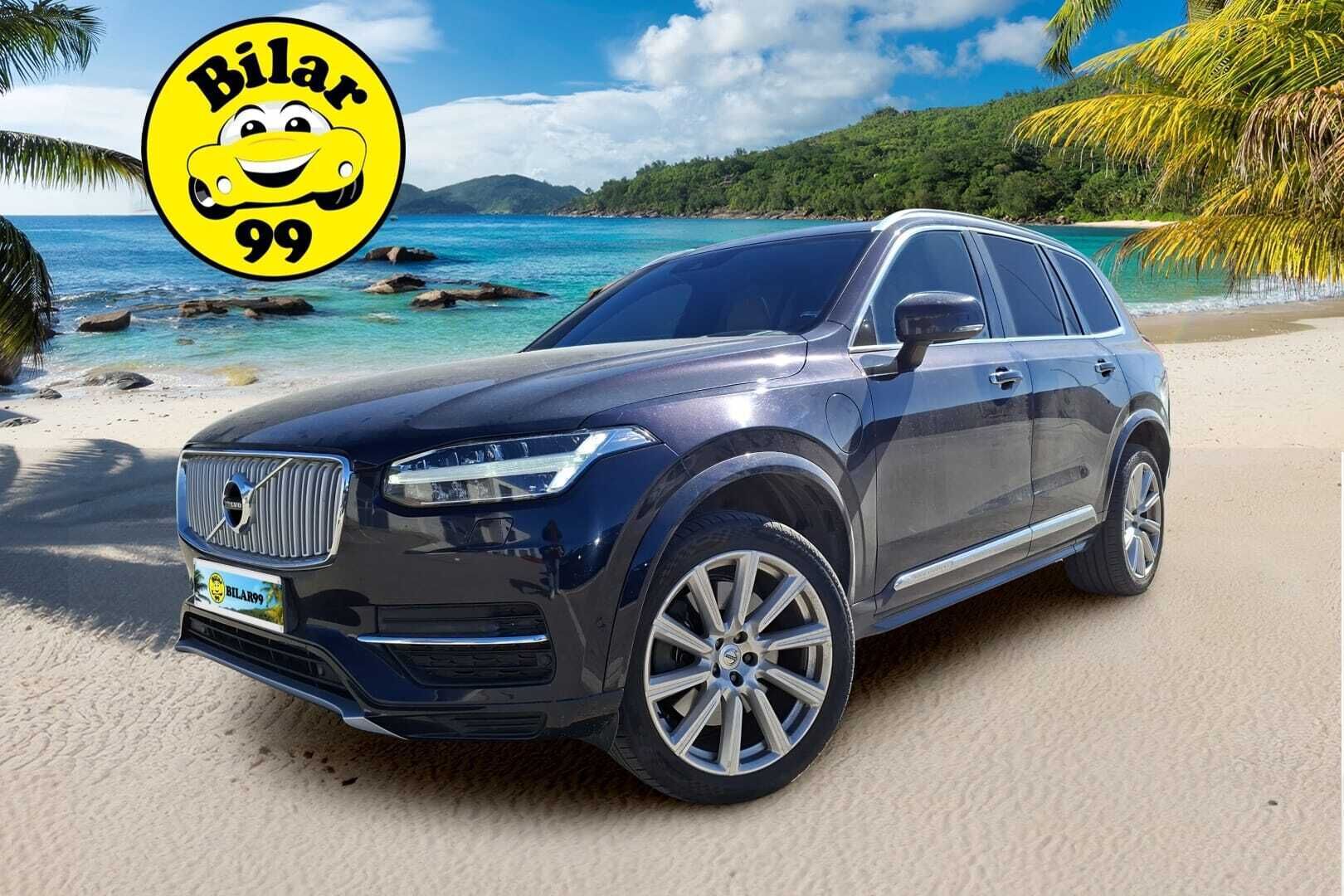 Volvo XC90 2017 T8 Twin Engine AWD Inscription aut 7-Paikkainen * Webasto / ACC / HUD / Ruskea Nahkaverhoilu / Panoraama / 4-Alue Ilmastointi - Sensus Navi / Supervarusteet / Juuri tullut Tampereelle!