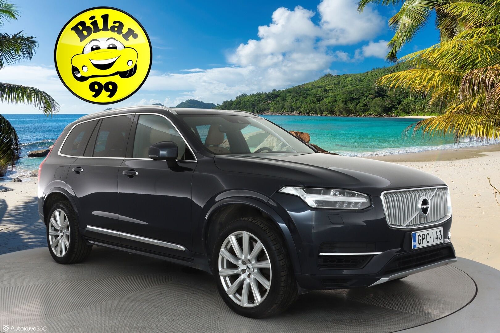 Volvo XC90 2016 T8 Twin Engine AWD Inscription aut **Panorama / HUD / Adapt.Vakkari / Full-LED / Ilmastoidut Sporttinahat Muistilla** - 3,99 % KORKOTARJOUS TÄHÄN AUTOON - Akku kuntotarkastettu / P.Kamera / Webasto / Istuimet-7 / Navi / Kaistavahti / 4-Alueinen AC / Digimittaristo / 2x Renkaat 