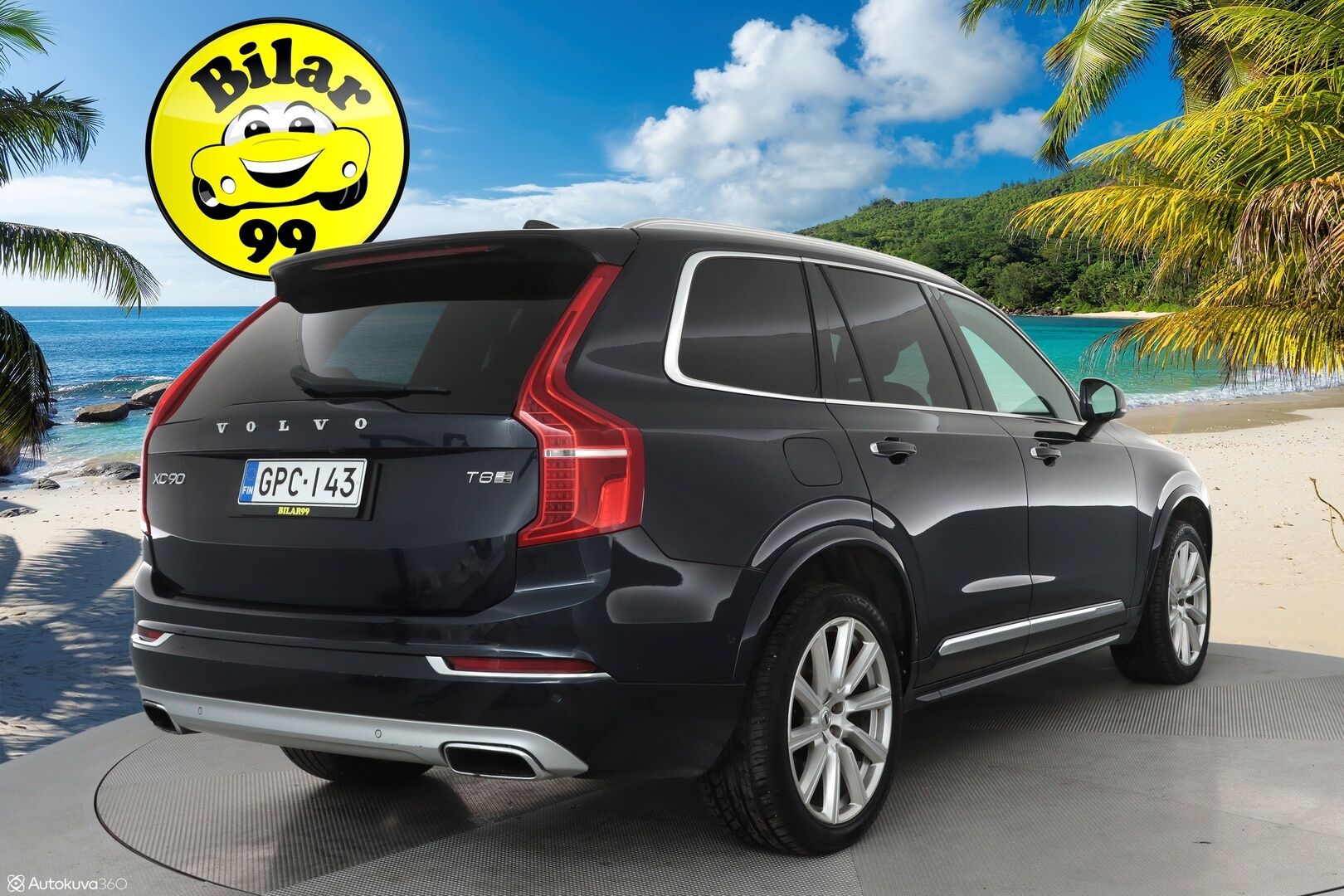 Volvo XC90 2016 T8 Twin Engine AWD Inscription aut **Panorama / HUD / Adapt.Vakkari / Full-LED / Ilmastoidut Sporttinahat Muistilla** - 3,99 % KORKOTARJOUS TÄHÄN AUTOON - Akku kuntotarkastettu / P.Kamera / Webasto / Istuimet-7 / Navi / Kaistavahti / 4-Alueinen AC / Digimittaristo / 2x Renkaat 