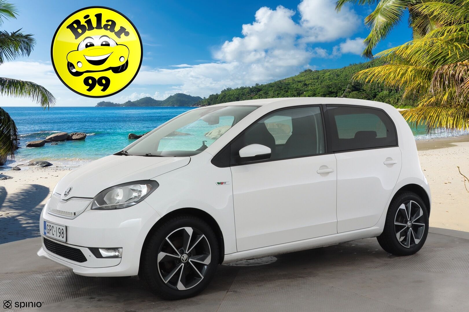 Skoda Citigo 2020 36.9 kWh 61 kW Ambition iV * Auto.ilmastointi / Bluetooth / 2xRenkaat / Kaistavahti * - Akku kuntotarkastettu