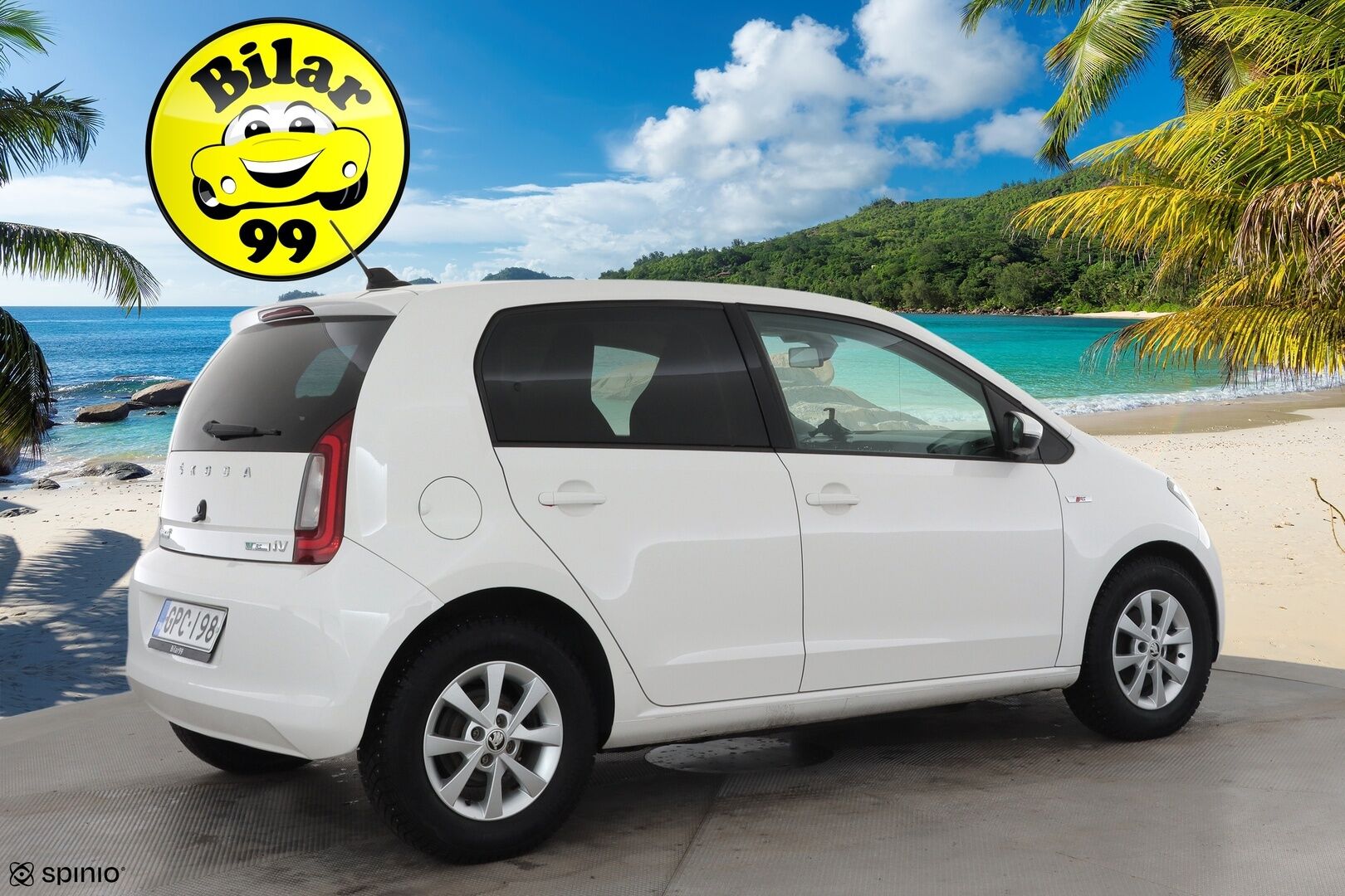 Skoda Citigo 2020 36.9 kWh 61 kW Ambition iV * Auto.ilmastointi / Bluetooth / 2xRenkaat / Kaistavahti * - Akku kuntotarkastettu