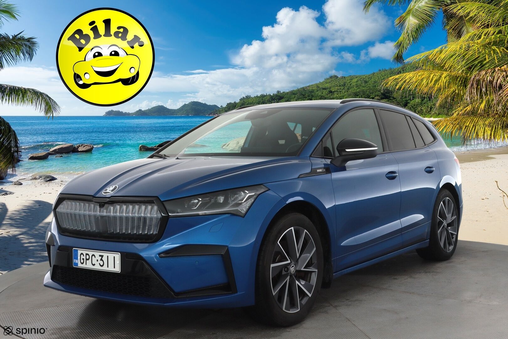 Skoda Enyaq 2022 80 SportLine iV - | ILP | Koukku | ACC | Matrix-LED | P.Kamera | Muistipenkki | Navi | Kaistavahti | Keyless | Merkkihuollot | Kahdet renkaat | Suomi-auto |