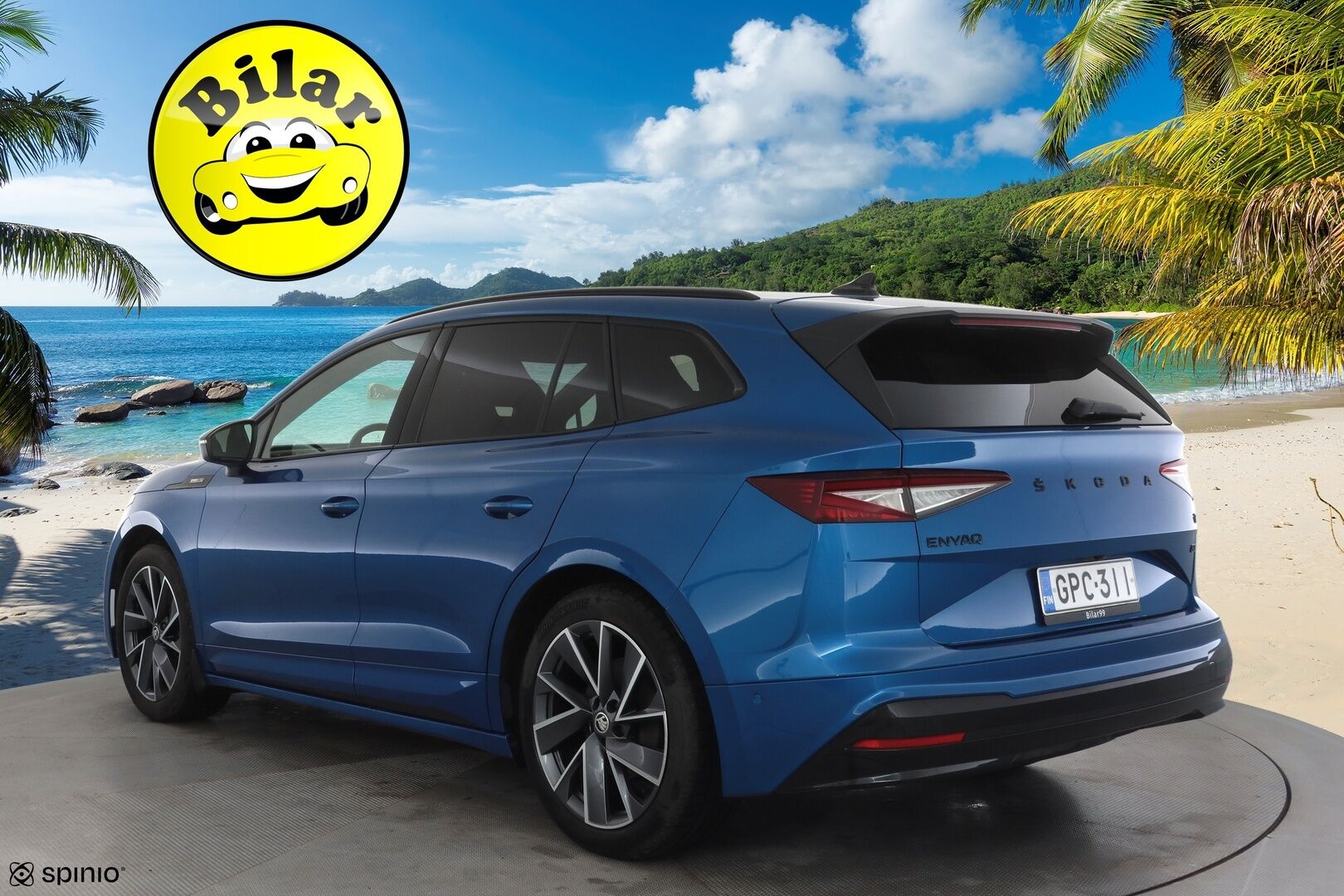 Skoda Enyaq 2022 80 SportLine iV - | ILP | Koukku | ACC | Matrix-LED | P.Kamera | Muistipenkki | Navi | Kaistavahti | Keyless | Merkkihuollot | Kahdet renkaat | Suomi-auto |