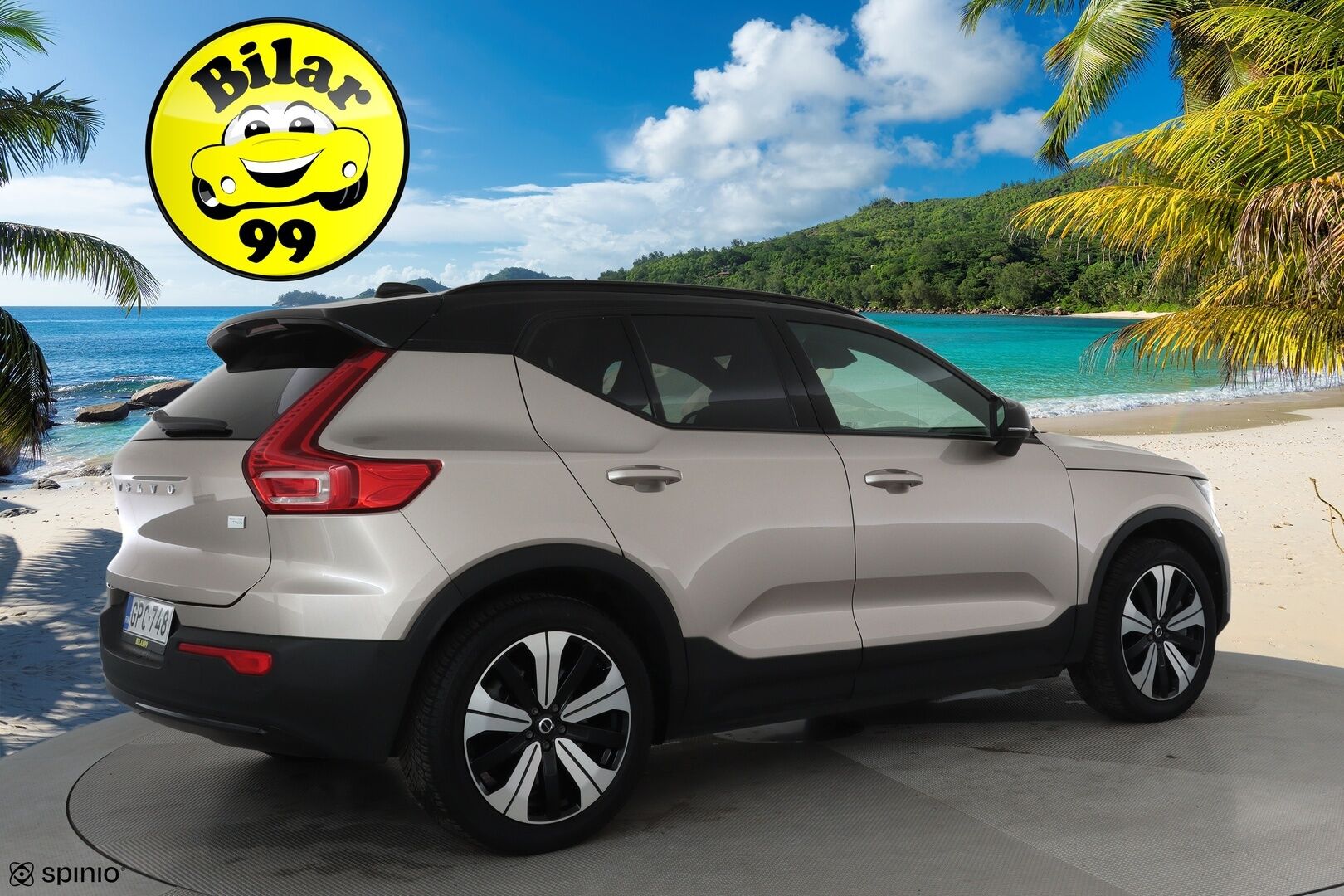 Volvo XC40 2023 Recharge Twin Ultimate aut *Koukku / ACC / 360° / H&K / Panorama / BLIS / ILP / LED / Navi / Muistipenkki * - 3,99 % KORKOTARJOUS TÄHÄN AUTOON 14.9. ASTI! - 1.Om Suomi-auto / SoH 95.7% / Kahdet renkaat aluvanteilla / Facelift / Juuri huollettu! / ALV