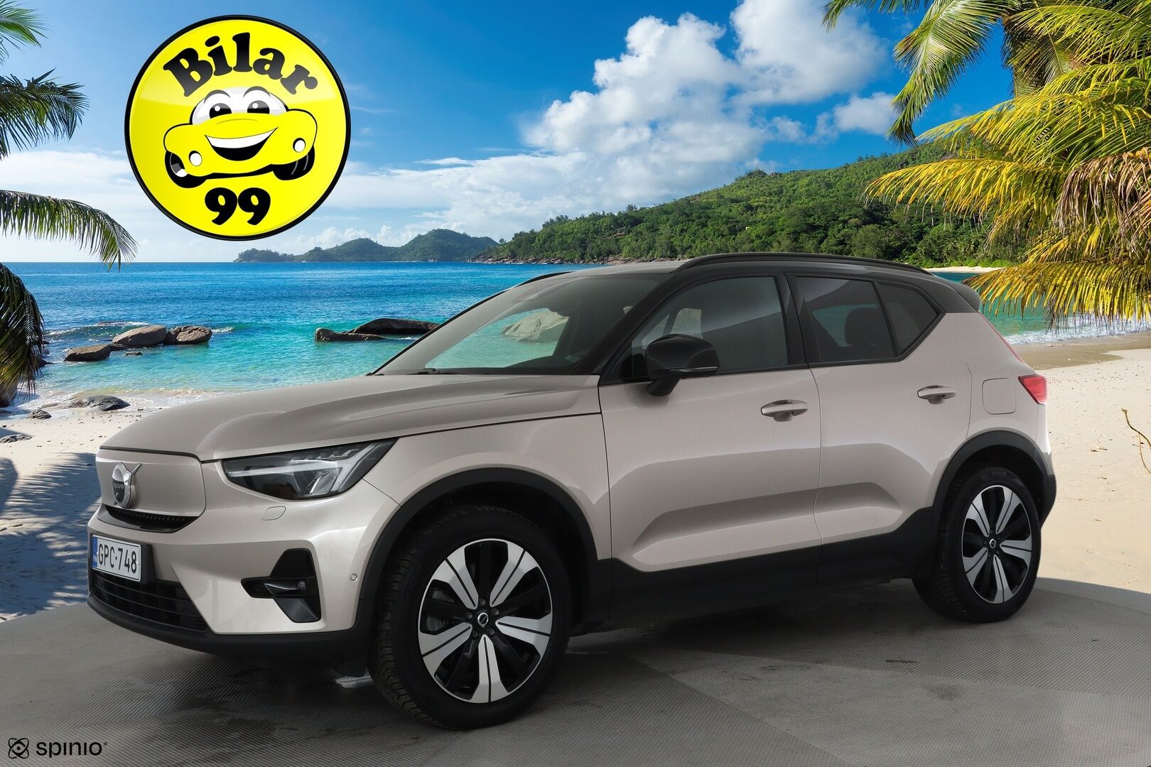 Volvo XC40 2023 Recharge Twin Ultimate aut *Koukku / ACC / 360° / H&K / Panorama / BLIS / ILP / LED / Navi / Muistipenkki * - 3,99 % KORKOTARJOUS TÄHÄN AUTOON 14.9. ASTI! - 1.Om Suomi-auto / SoH 95.7% / Kahdet renkaat aluvanteilla / Facelift / Juuri huollettu! / ALV