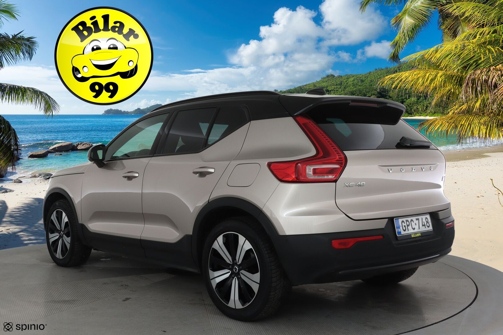 Volvo XC40 2023 Recharge Twin Ultimate aut *Koukku / ACC / 360° / H&K / Panorama / BLIS / ILP / LED / Navi / Muistipenkki * - 3,99 % KORKOTARJOUS TÄHÄN AUTOON 14.9. ASTI! - 1.Om Suomi-auto / SoH 95.7% / Kahdet renkaat aluvanteilla / Facelift / Juuri huollettu! / ALV