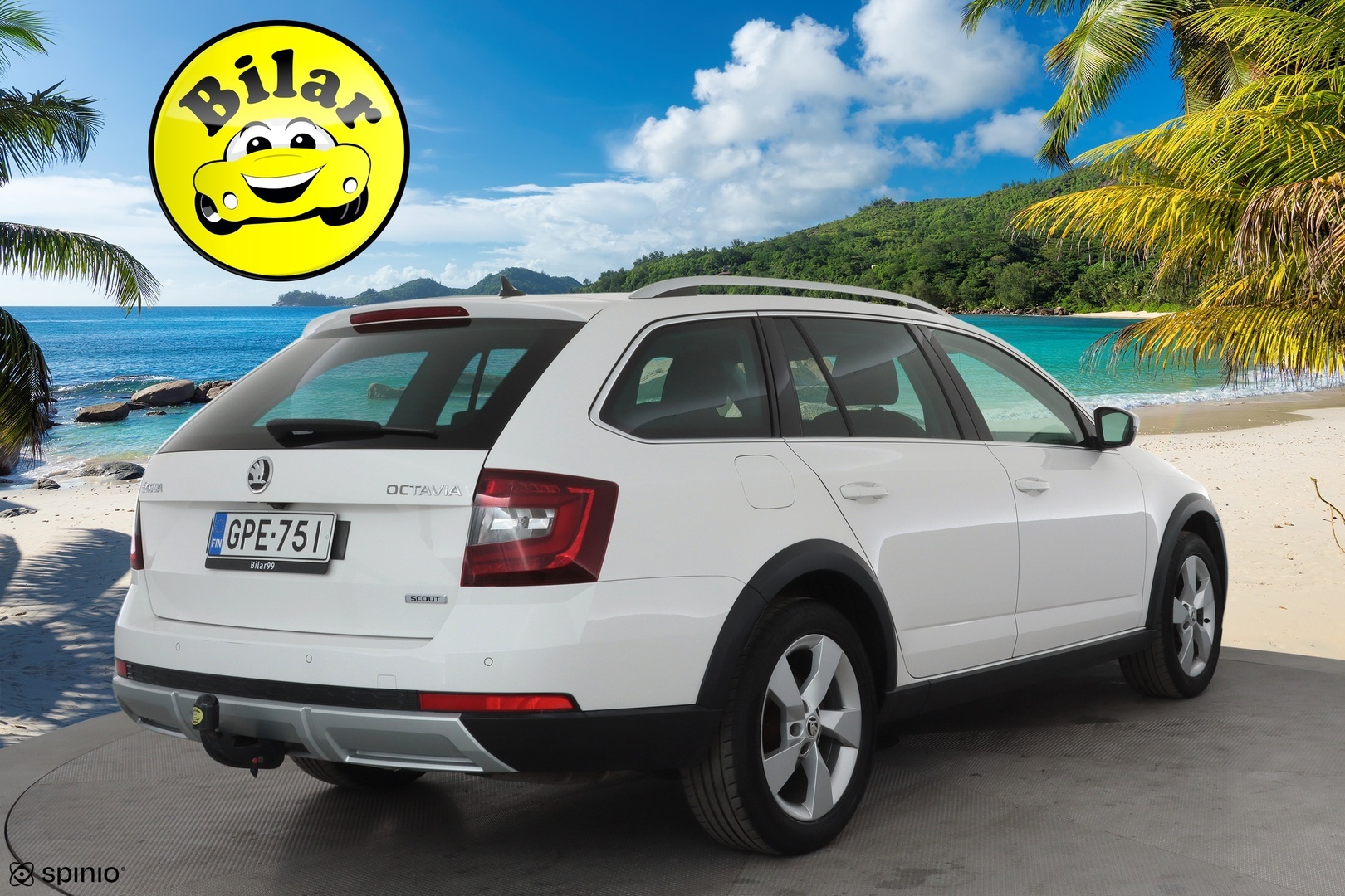 Skoda Octavia 2018 Combi 1,8TSI 4X4 Scout DSG * ACC / Webasto / Koukku / LED / P.Kamera / Apple&Android * - Kahdet Renkaat