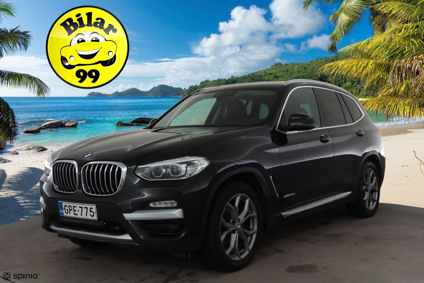 BMW X3 2018 G01 xDrive20d A Business Xline * Koukku / Vakkari / Lohko+SIsä / Sporttipenkit / Navi / Digimittaristo / LED *