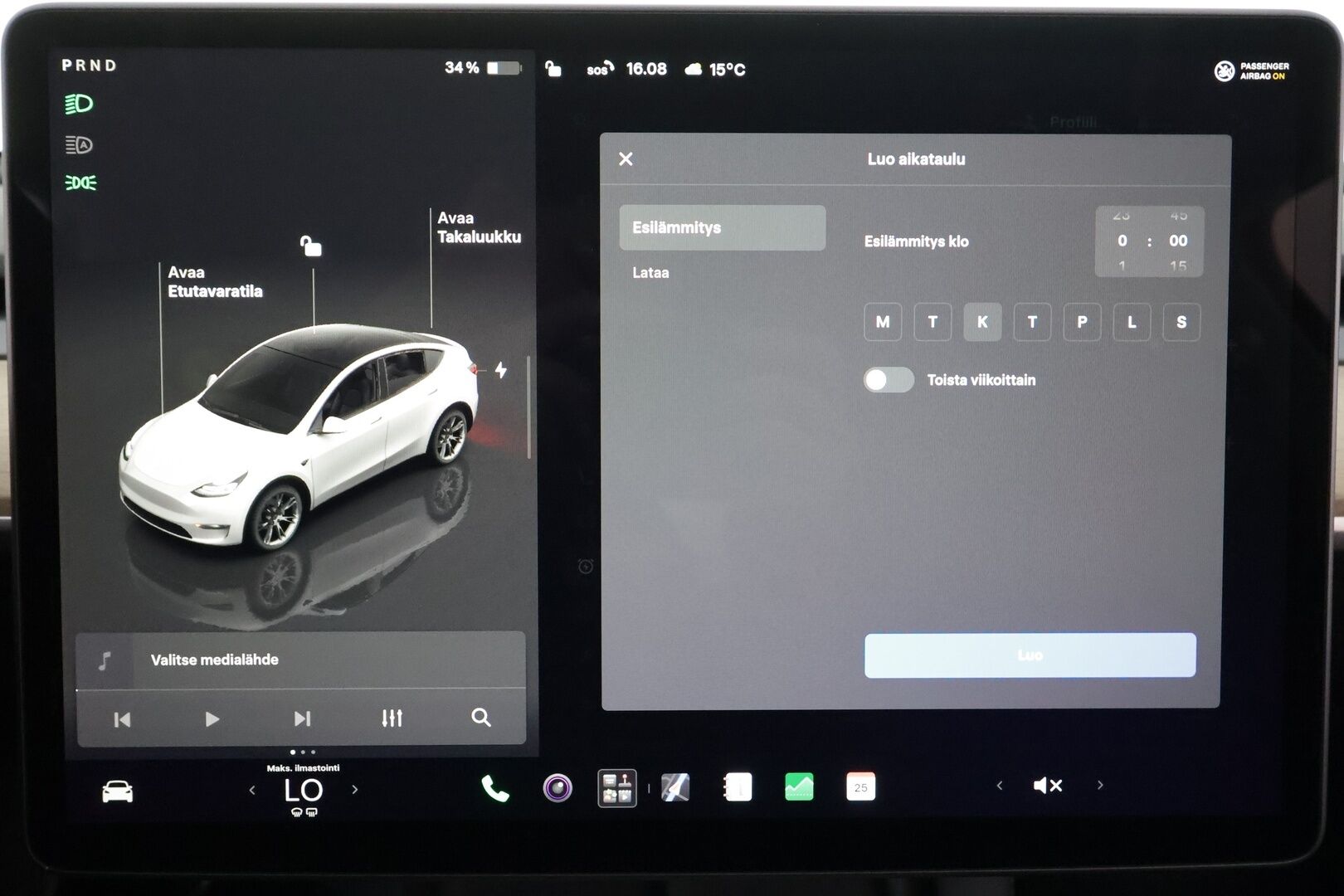 Tesla Model Y 2022 Long Range - | Koukku | ILP | Lasikatto | ACC | Matrix-LED | P.Kamera | Muistipenkki | Premium Audio | Navi | Kaistavahti | Keyless | 2x Latauskaapelit | Suomi-auto |