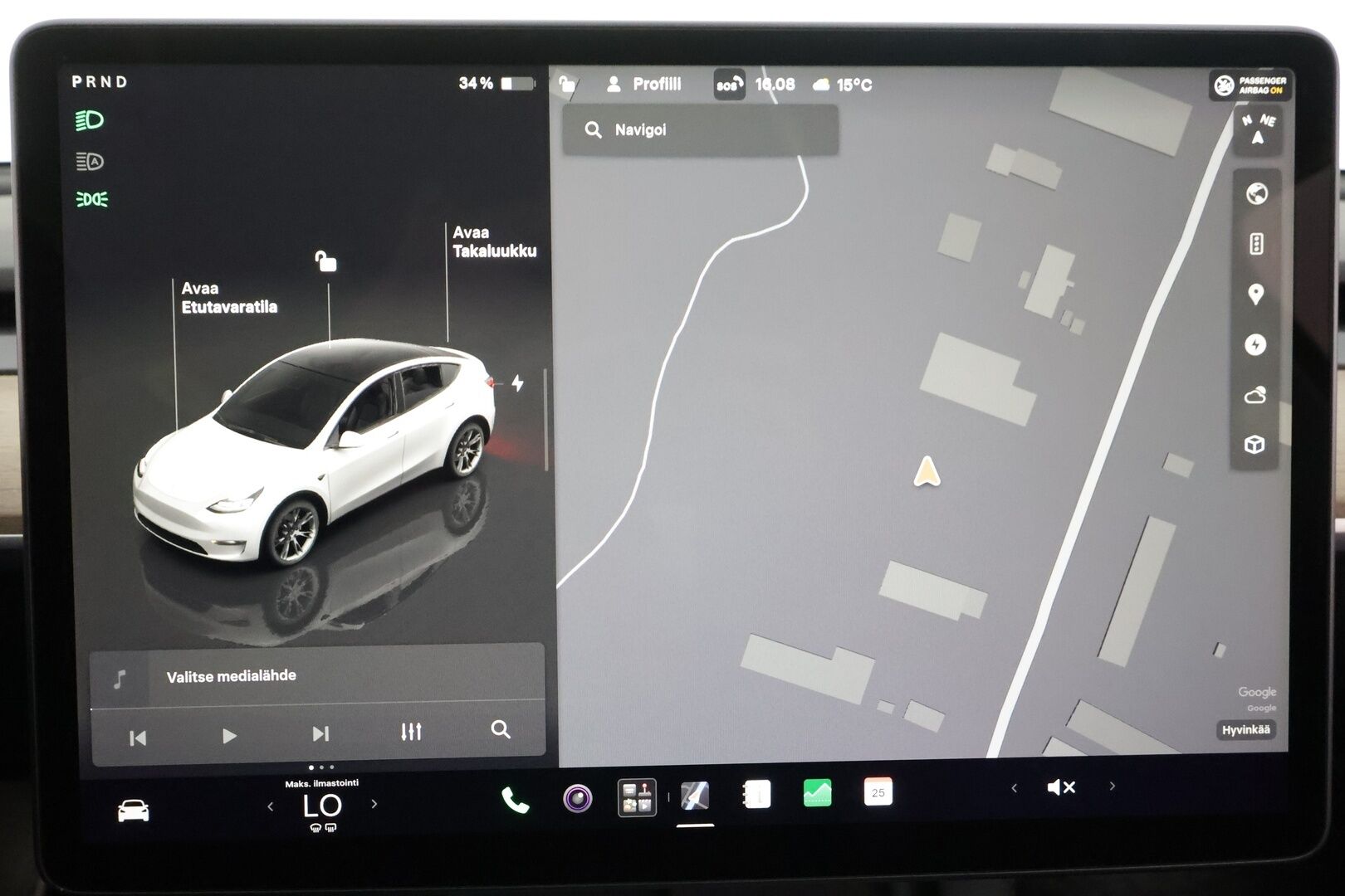 Tesla Model Y 2022 Long Range - | Koukku | ILP | Lasikatto | ACC | Matrix-LED | P.Kamera | Muistipenkki | Premium Audio | Navi | Kaistavahti | Keyless | 2x Latauskaapelit | Suomi-auto |