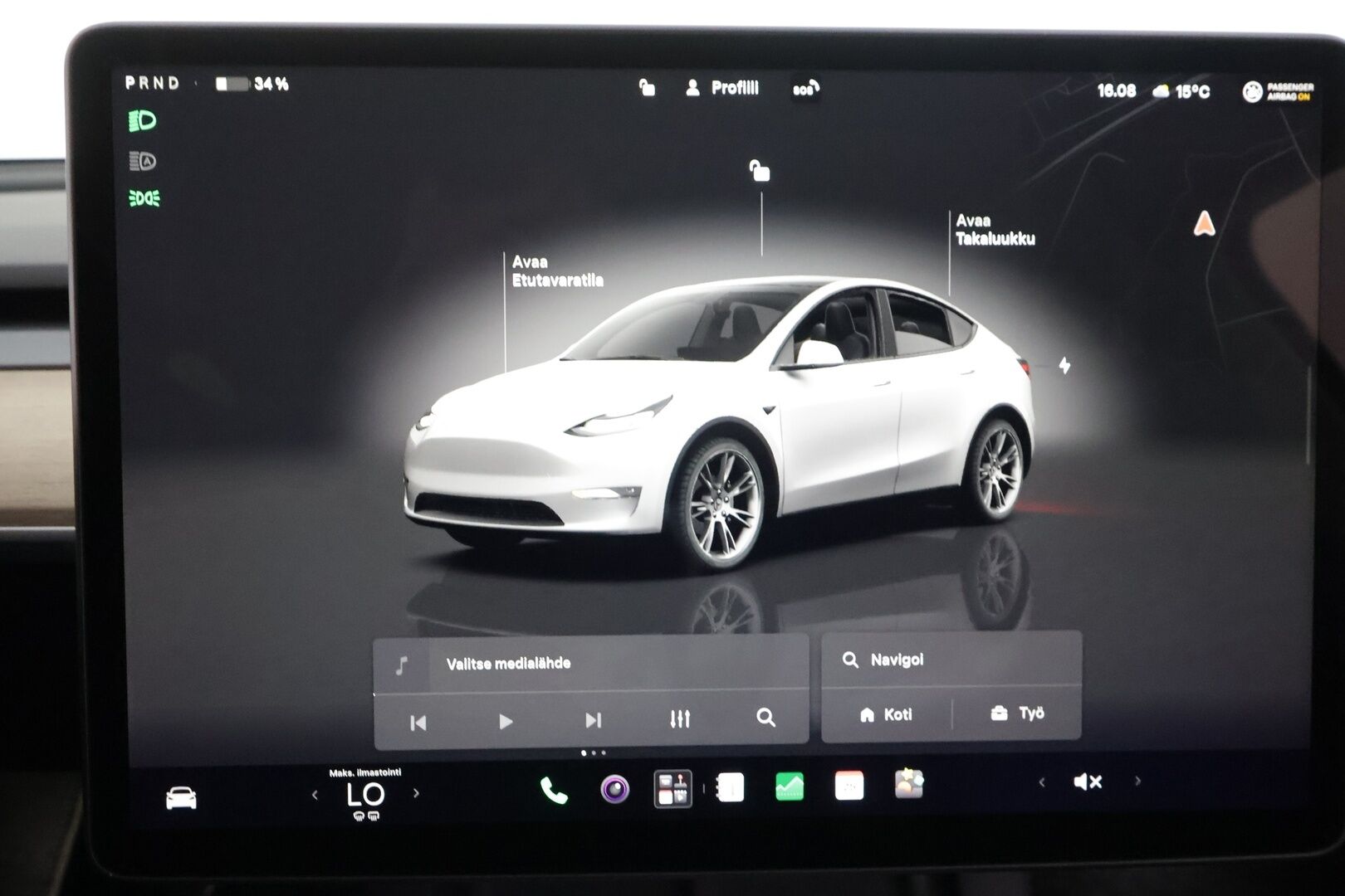 Tesla Model Y 2022 Long Range - | Koukku | ILP | Lasikatto | ACC | Matrix-LED | P.Kamera | Muistipenkki | Premium Audio | Navi | Kaistavahti | Keyless | 2x Latauskaapelit | Suomi-auto |